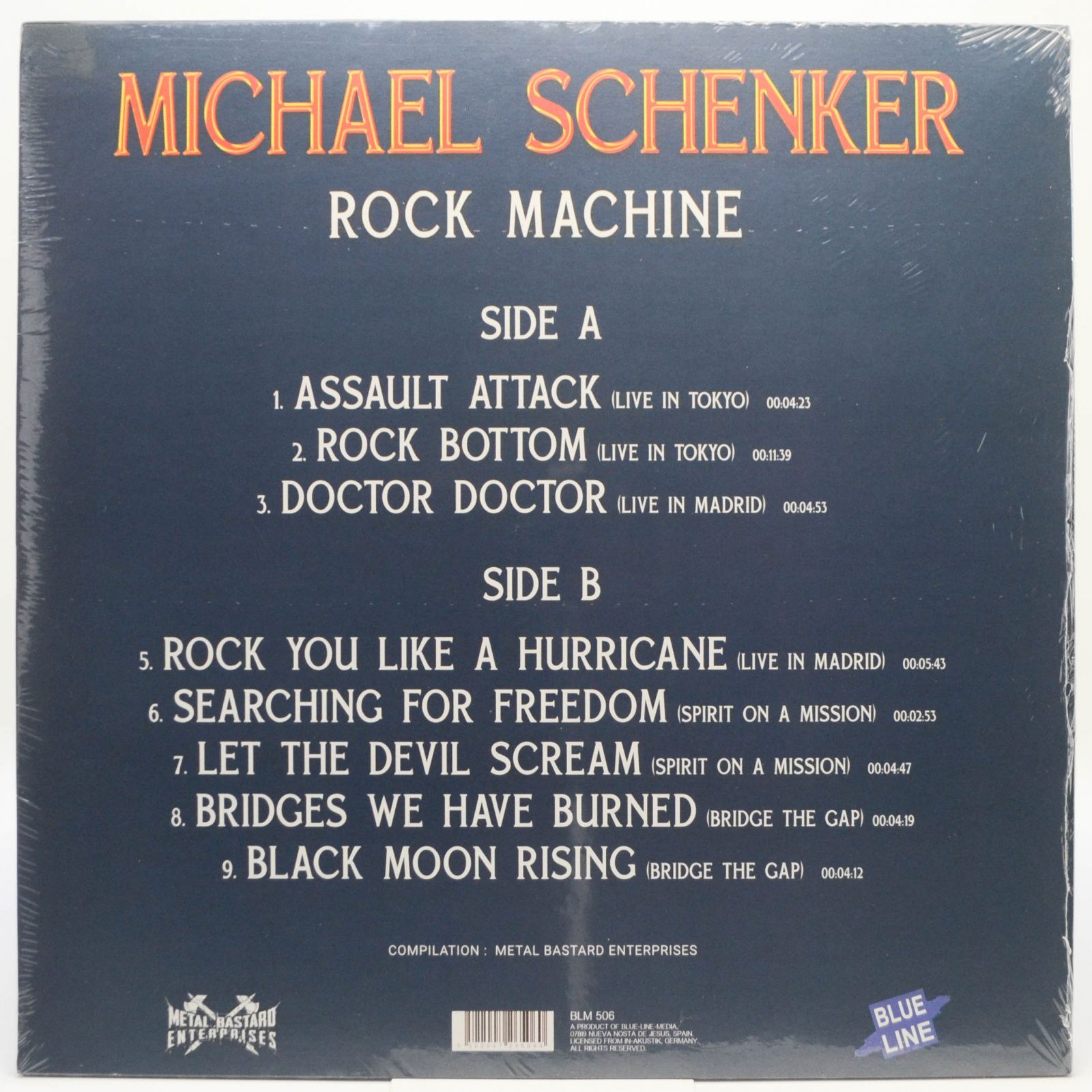 Виниловая пластинка Michael Schenker — Rock Machine, 2020