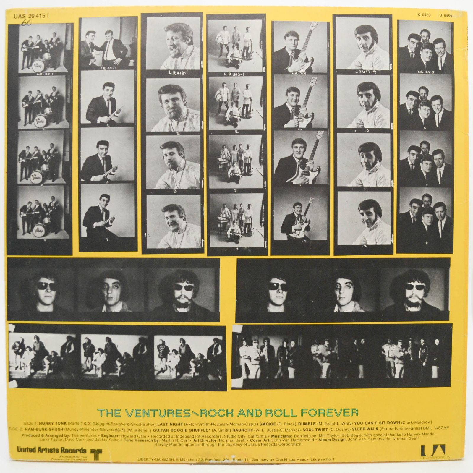 Виниловая пластинка Ventures — Rock And Roll Forever, 1972