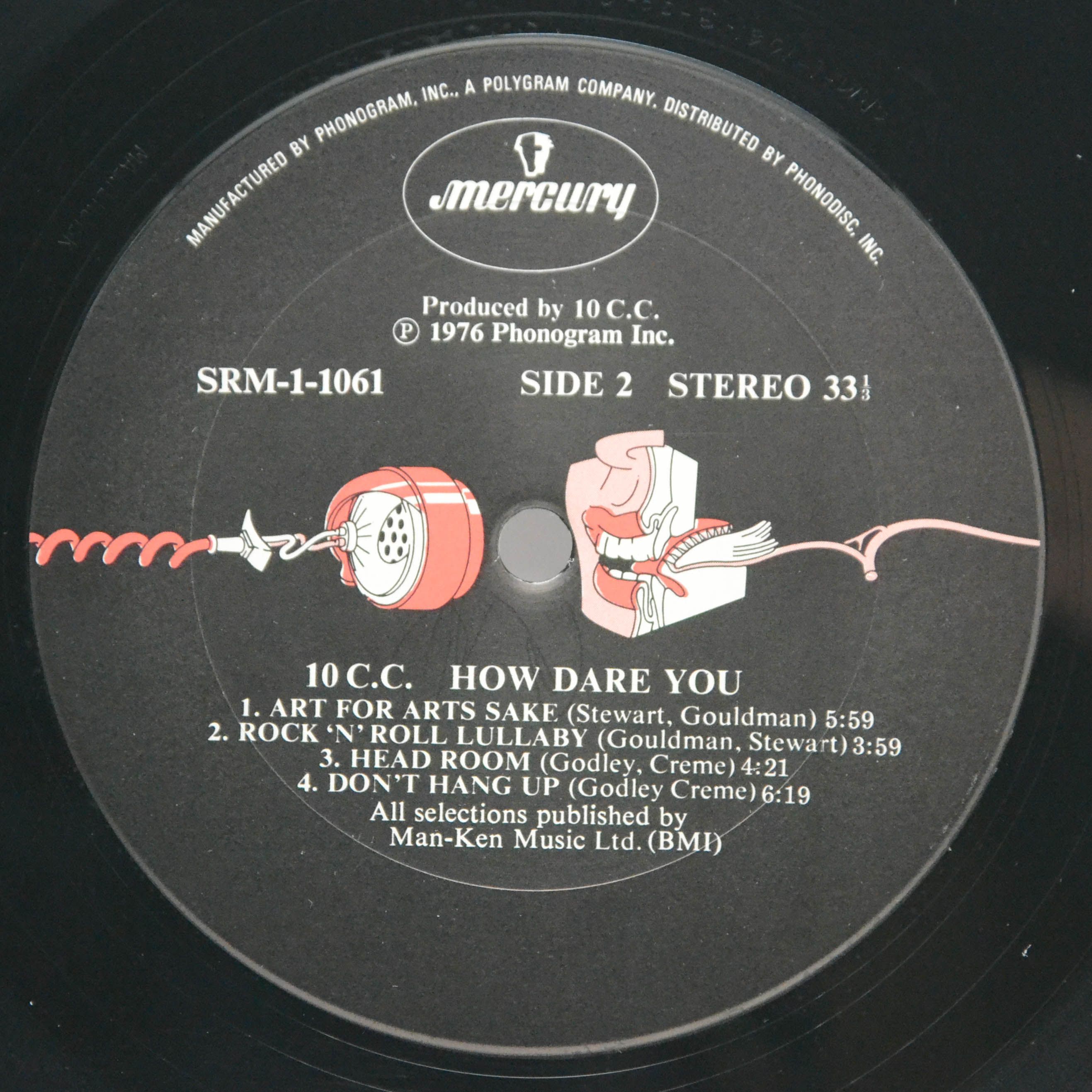Виниловая пластинка 10cc — How Dare You! (USA), 1976