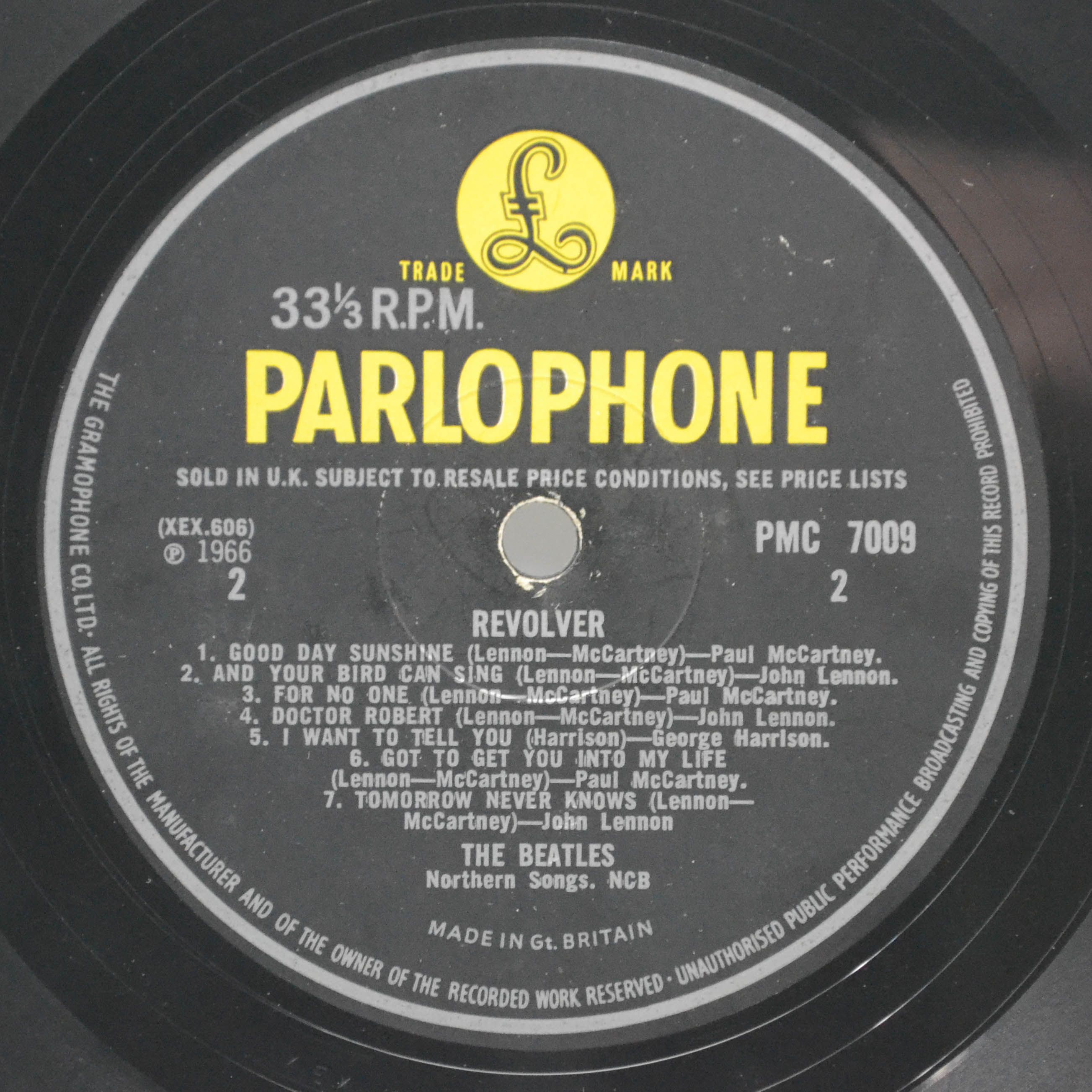 Beatles — Revolver (2-nd, UK), 1966