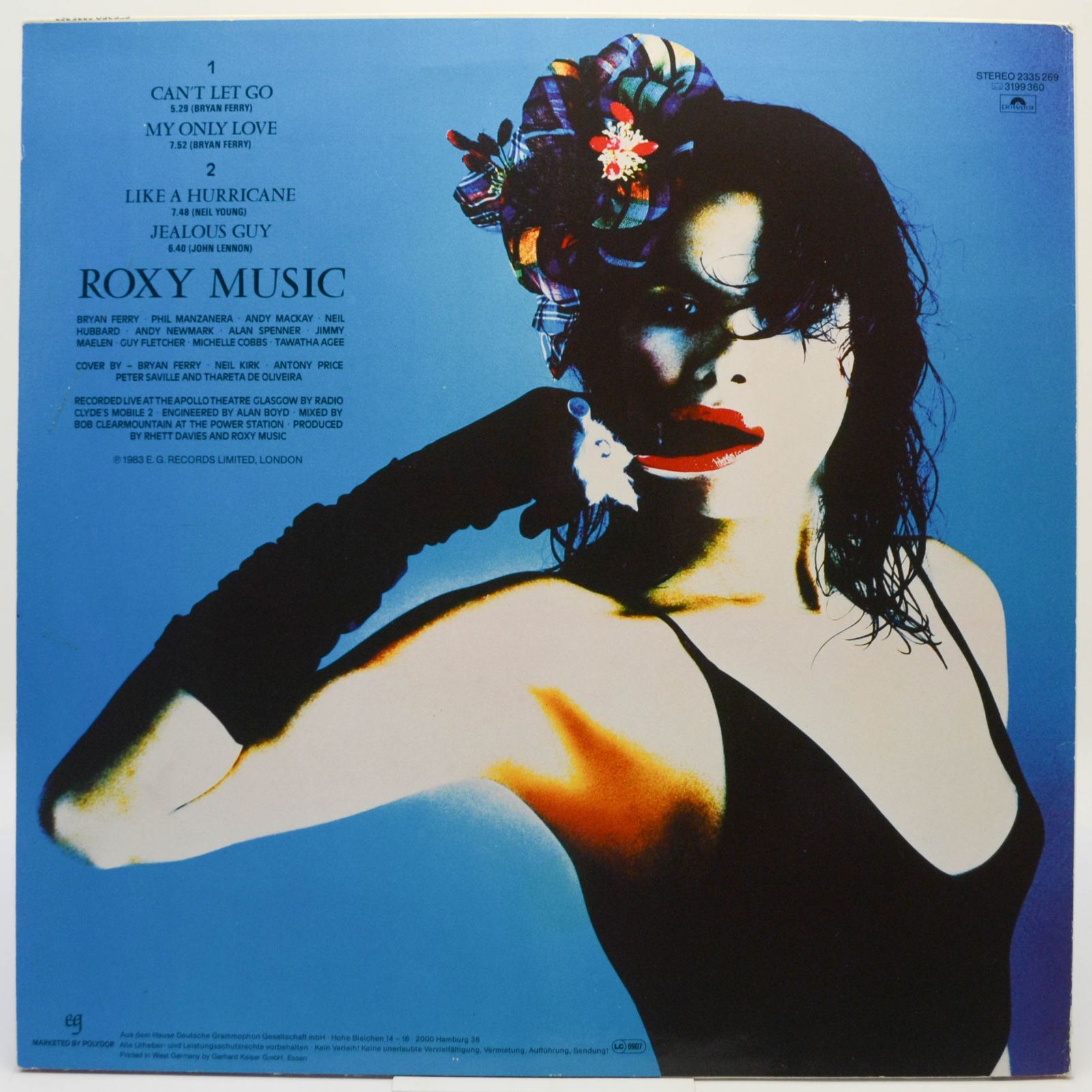 Виниловая пластинка Roxy Music — The High Road, 1983
