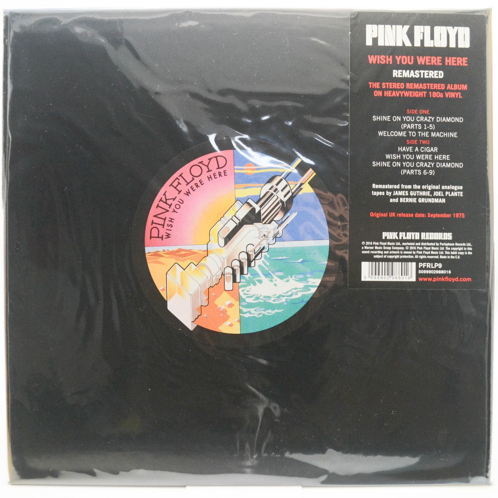 Виниловая пластинка Pink Floyd — Wish You Were Here, 1975