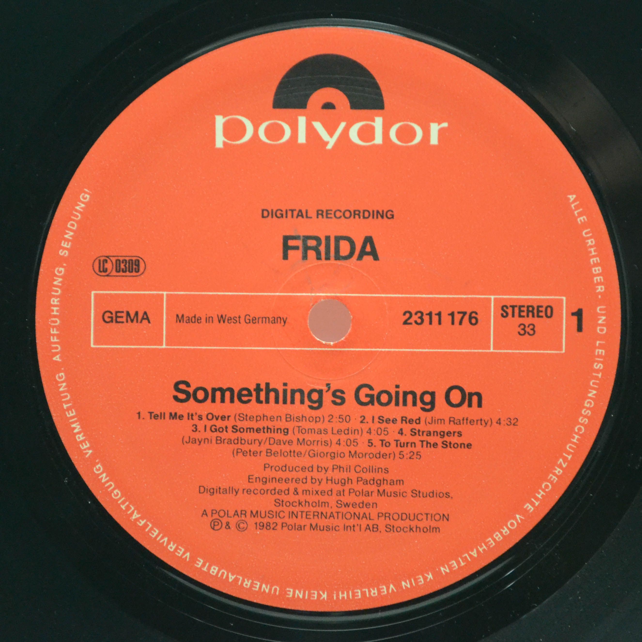 Виниловая пластинка Frida — Something's Going On, 1982