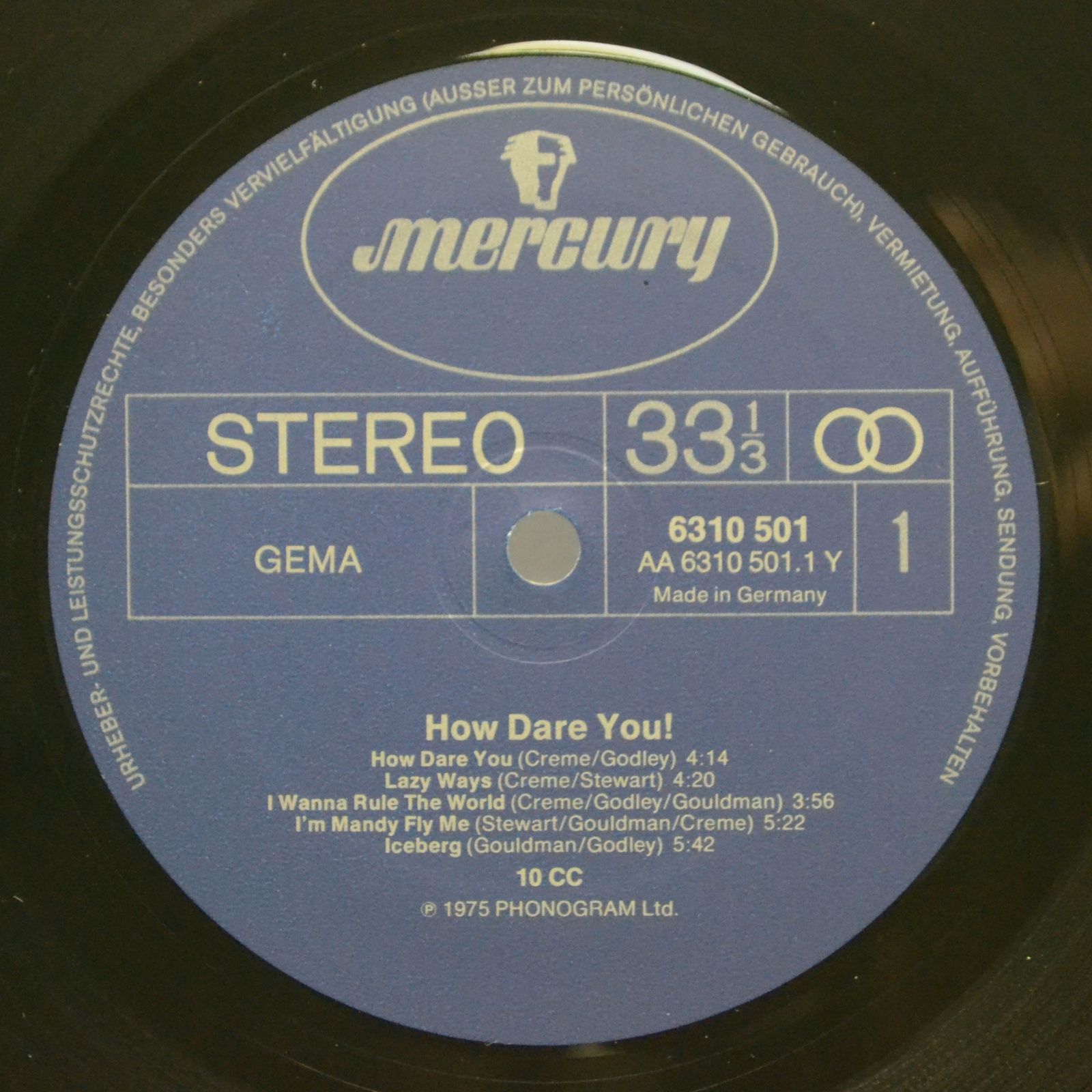 Виниловая пластинка 10cc — How Dare You!, 1976