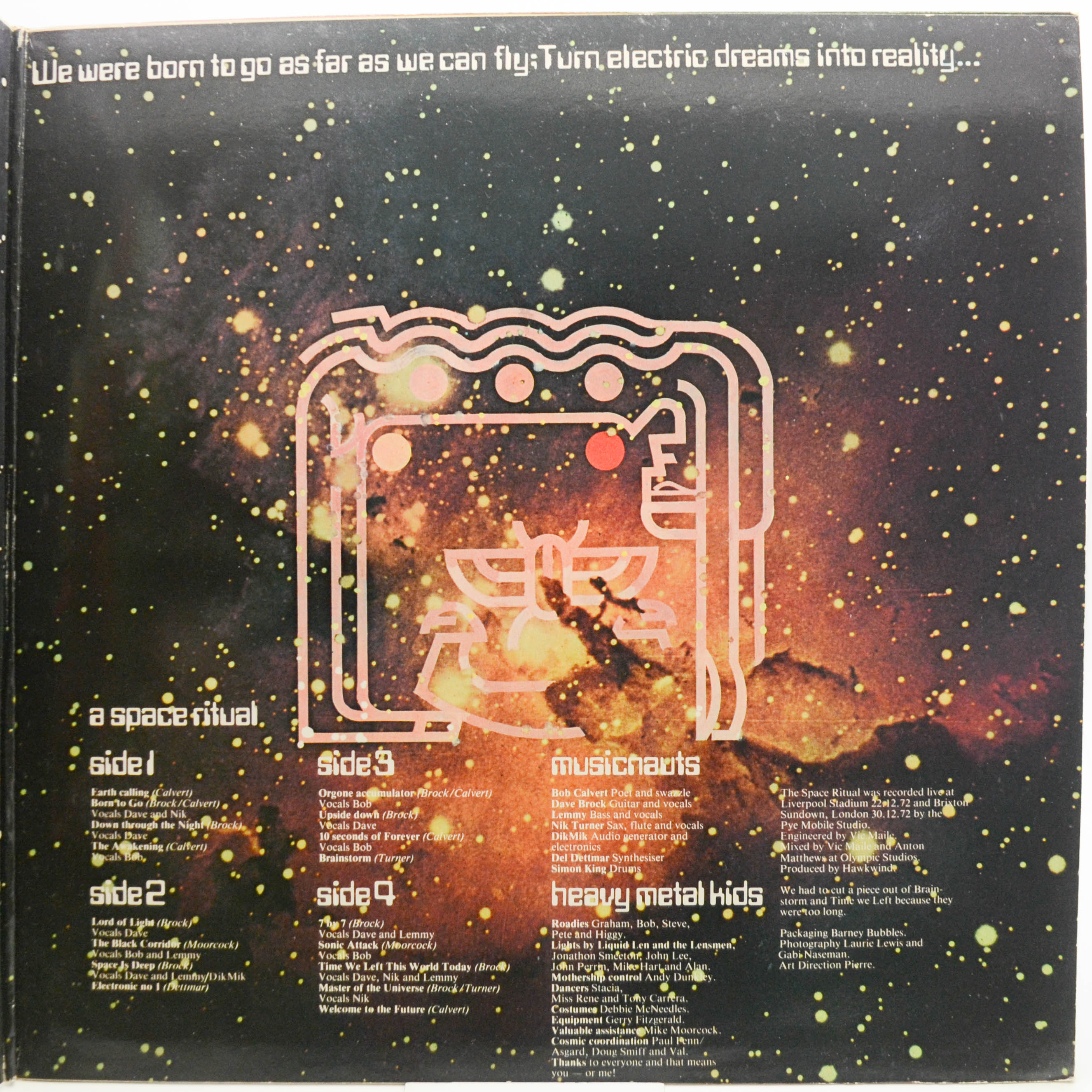 Виниловая пластинка Hawkwind — Space Ritual (2LP), 1973