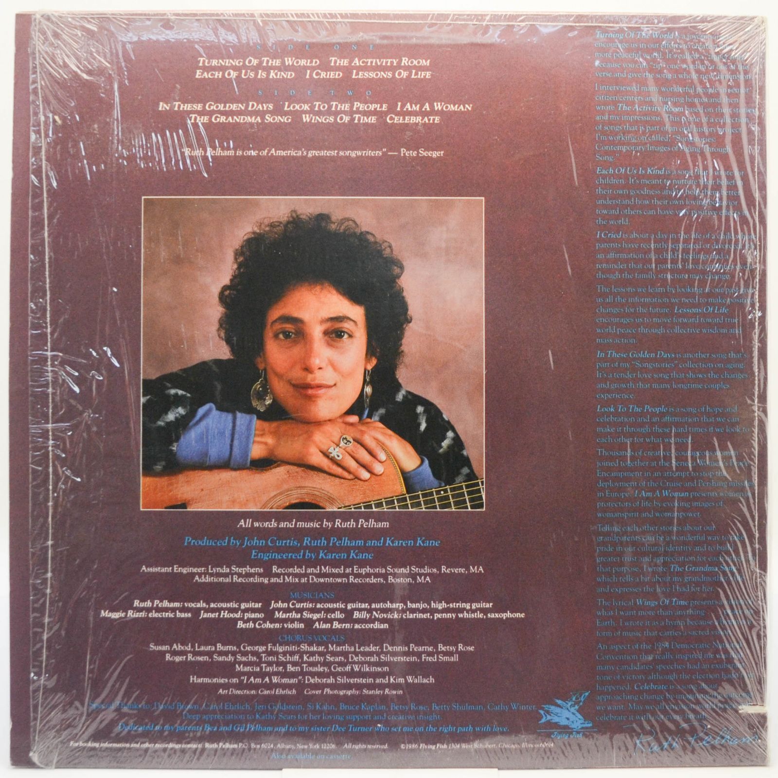 Виниловая пластинка Ruth Pelham — Look To The People, 1986