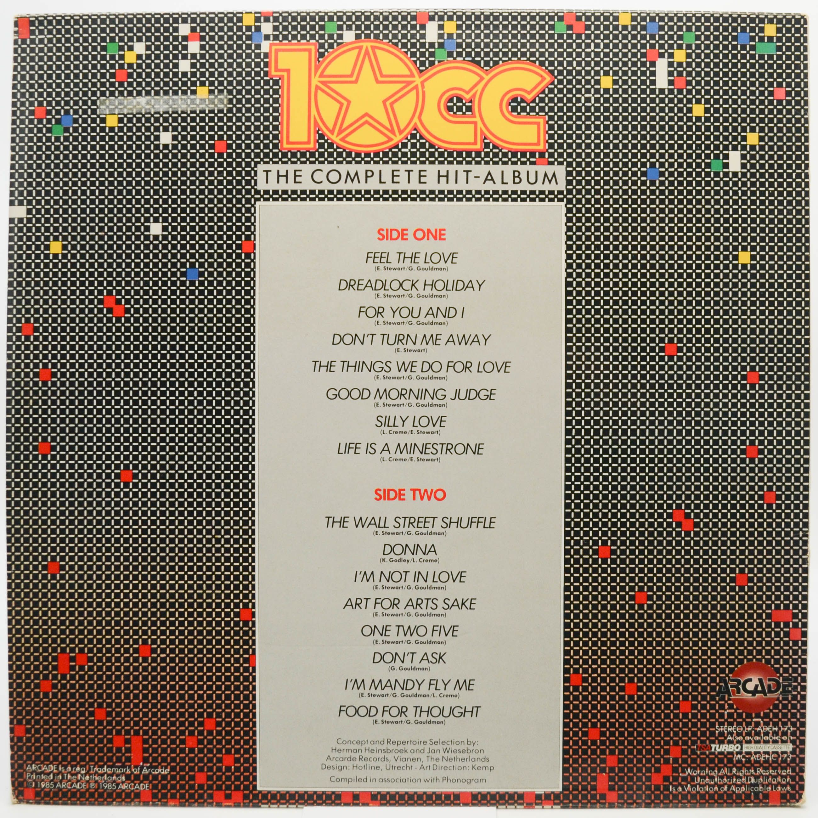 Виниловая пластинка 10cc — The Complete Hit-Album, 1985
