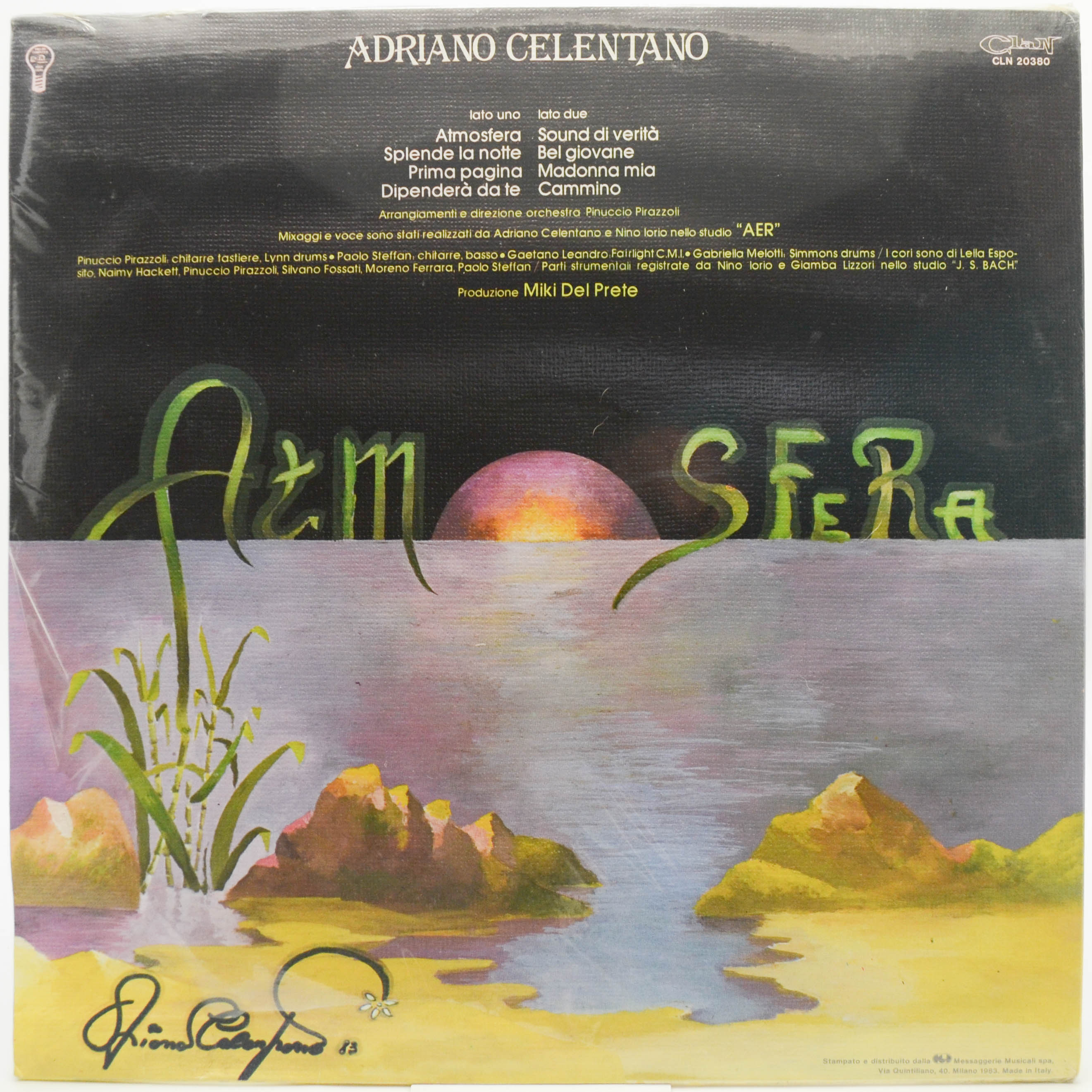 Adriano Celentano — Atmosfera (Italy, Clan), 1983