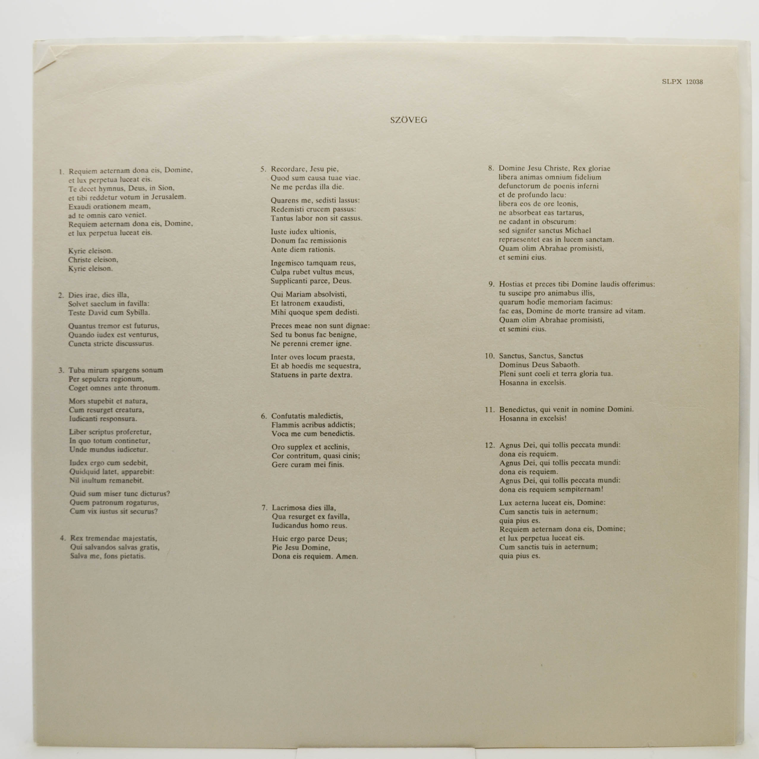 Mozart, János Ferencsik — Requiem, 1979