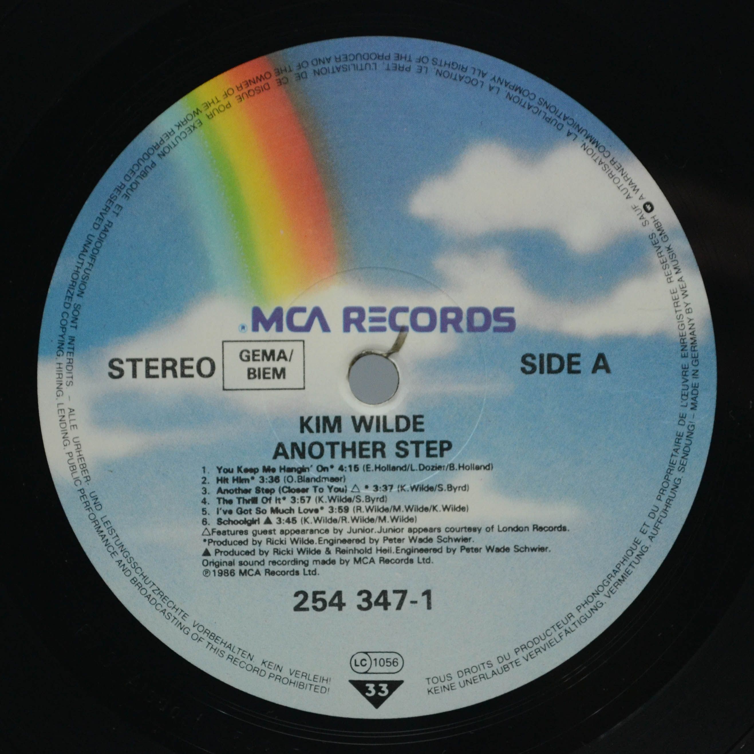 Kim Wilde — Another Step, 1986