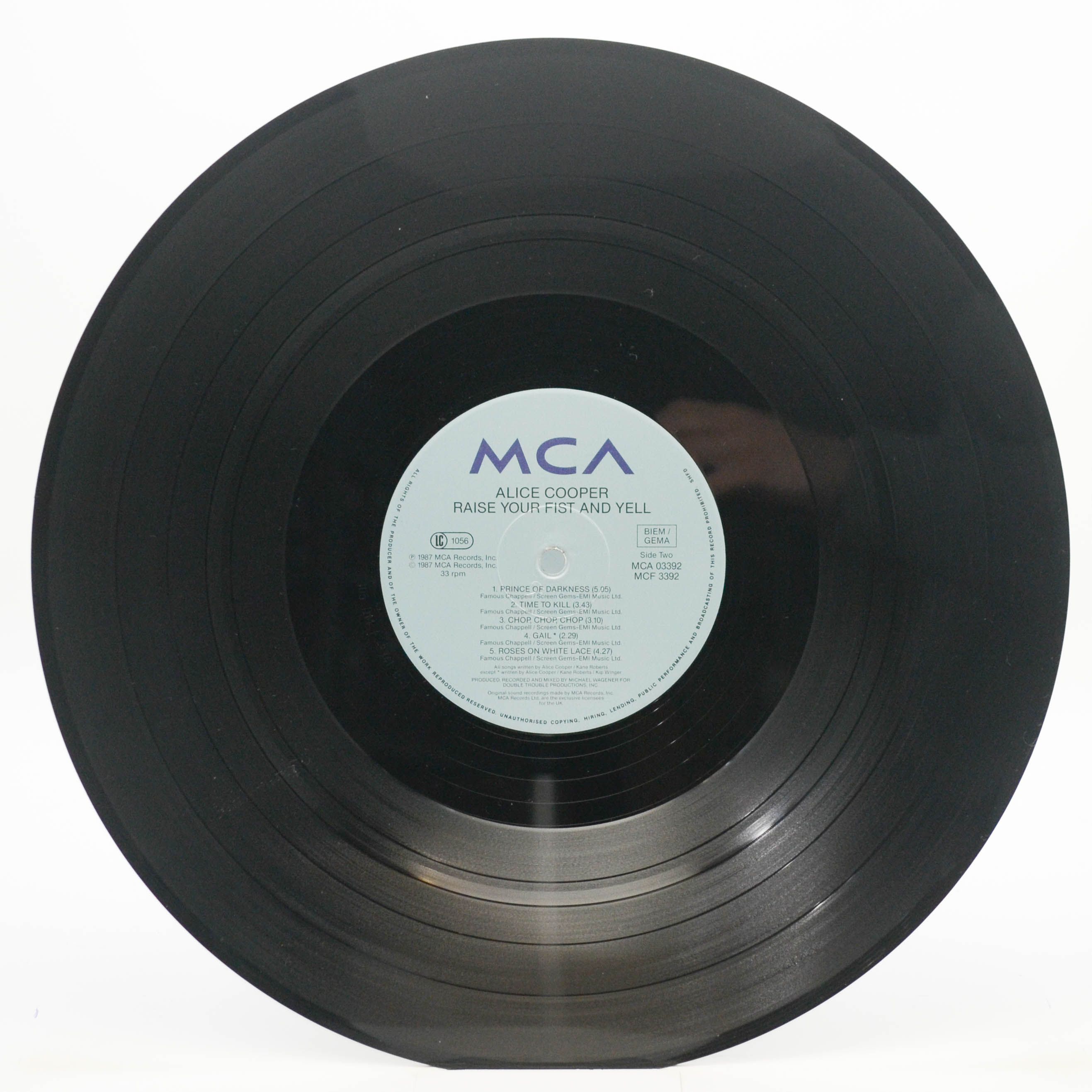 Alice Cooper — Raise Your Fist And Yell, 1987