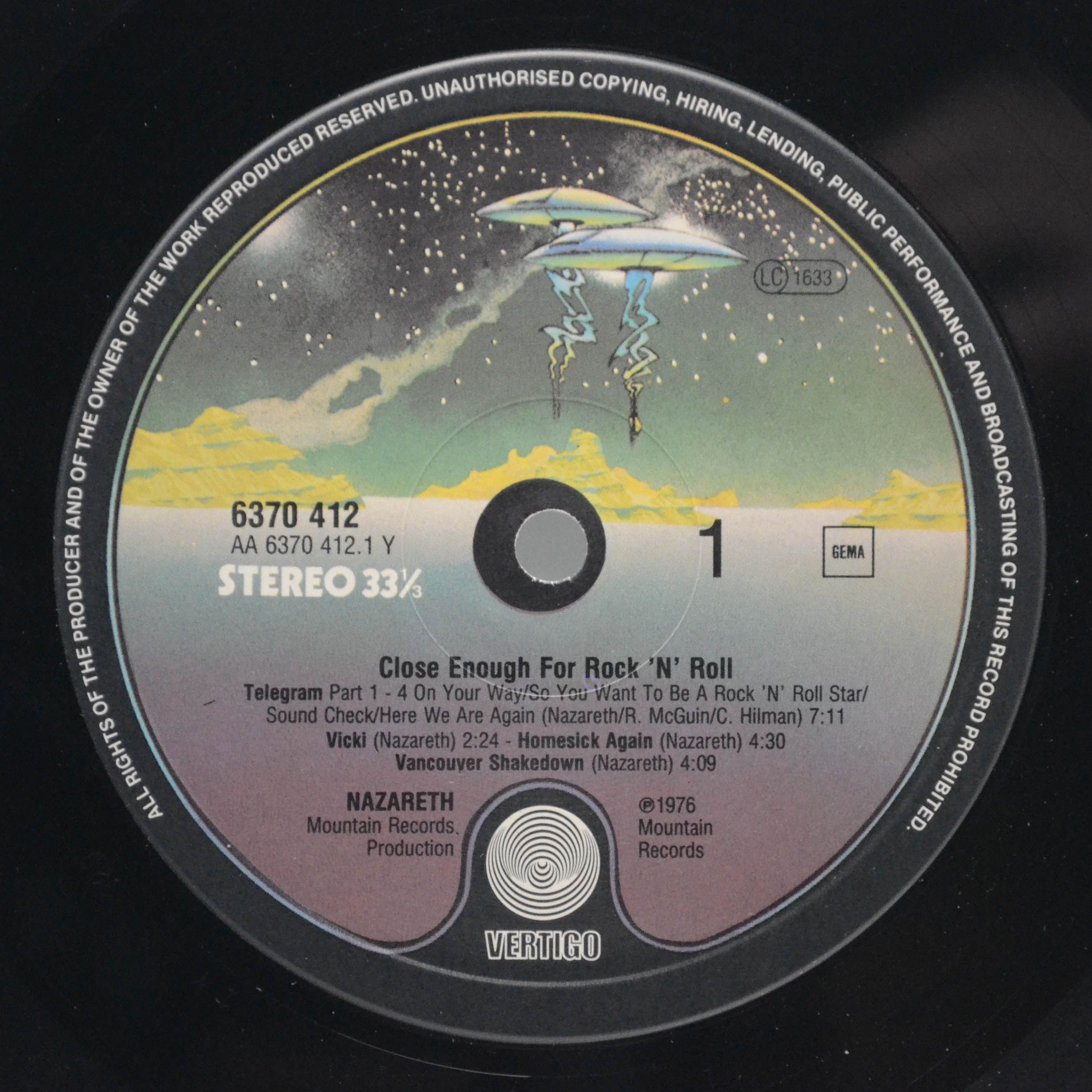 Nazareth — Close Enough For Rock 'N' Roll, 1976