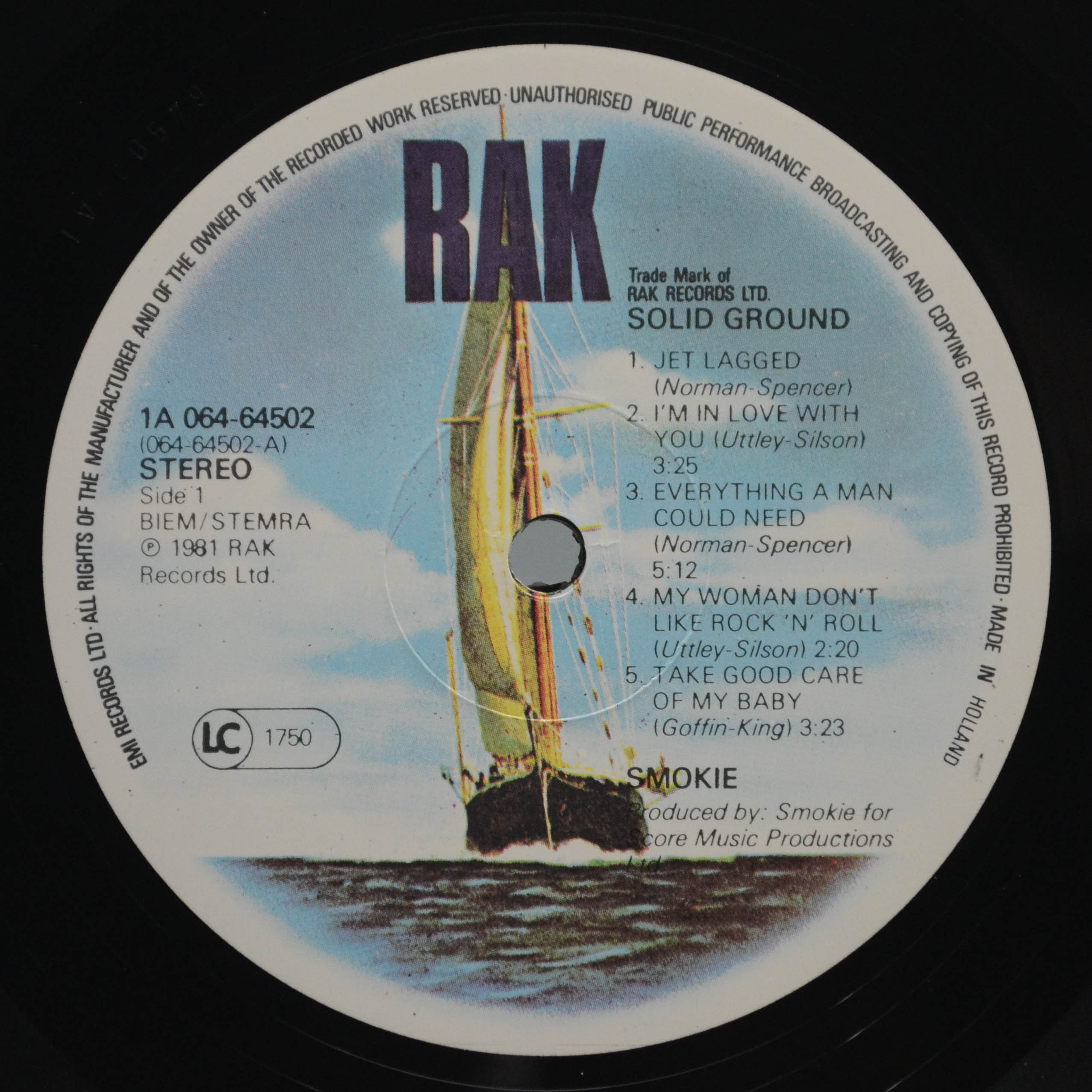 Smokie — Solid Ground, 1981