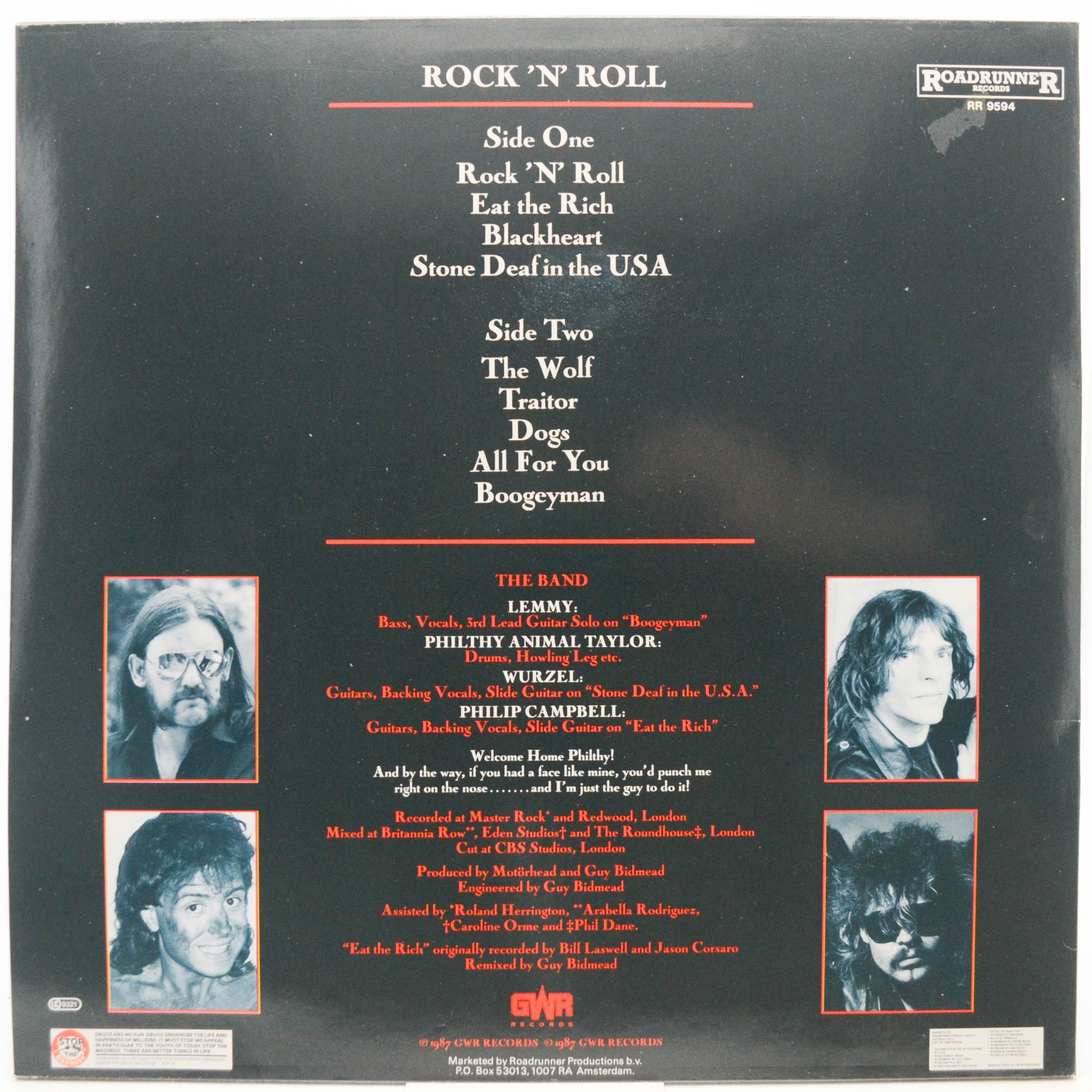 Motörhead — Rock 'N' Roll, 1987