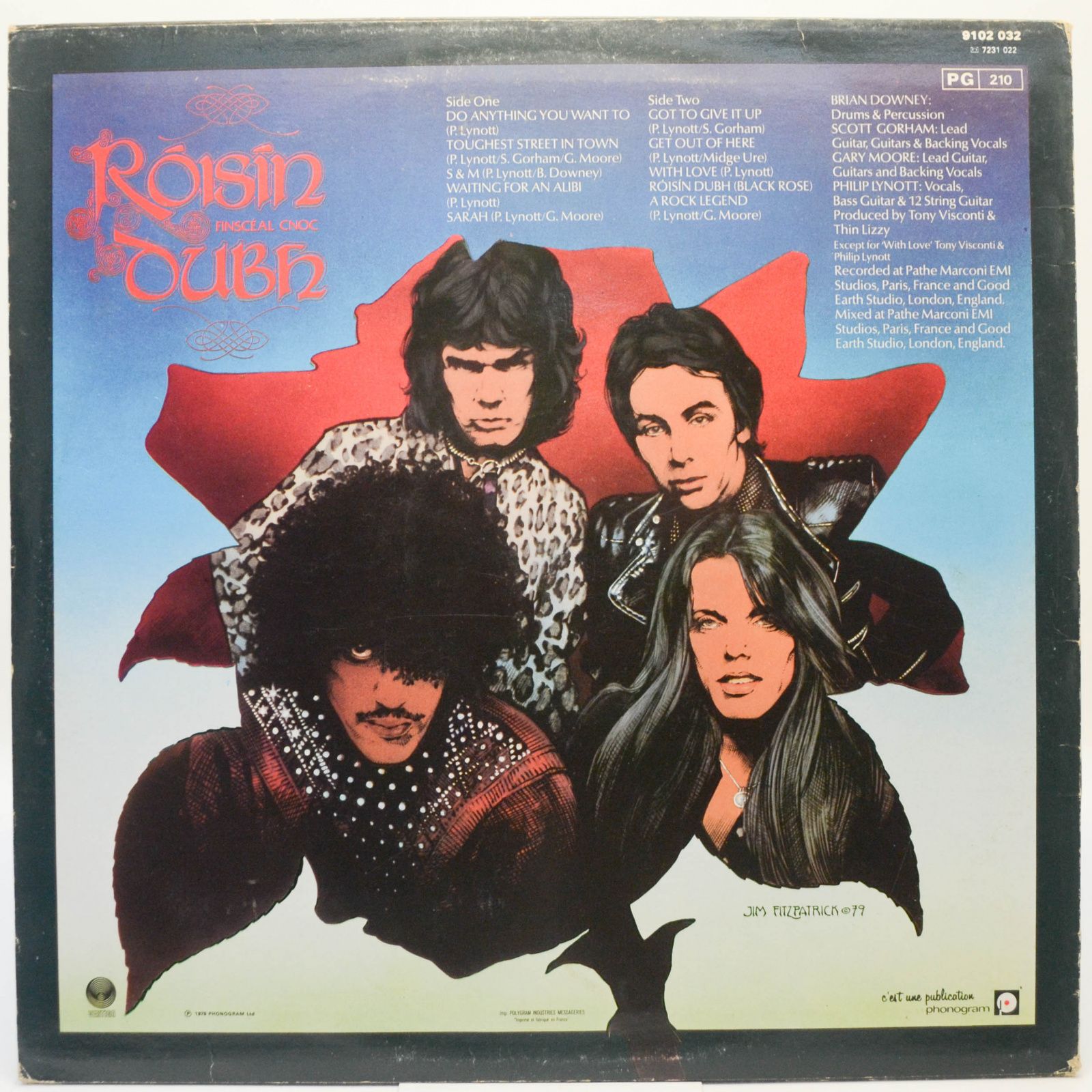 Виниловая пластинка Thin Lizzy — Black Rose (A Rock Legend), 1979