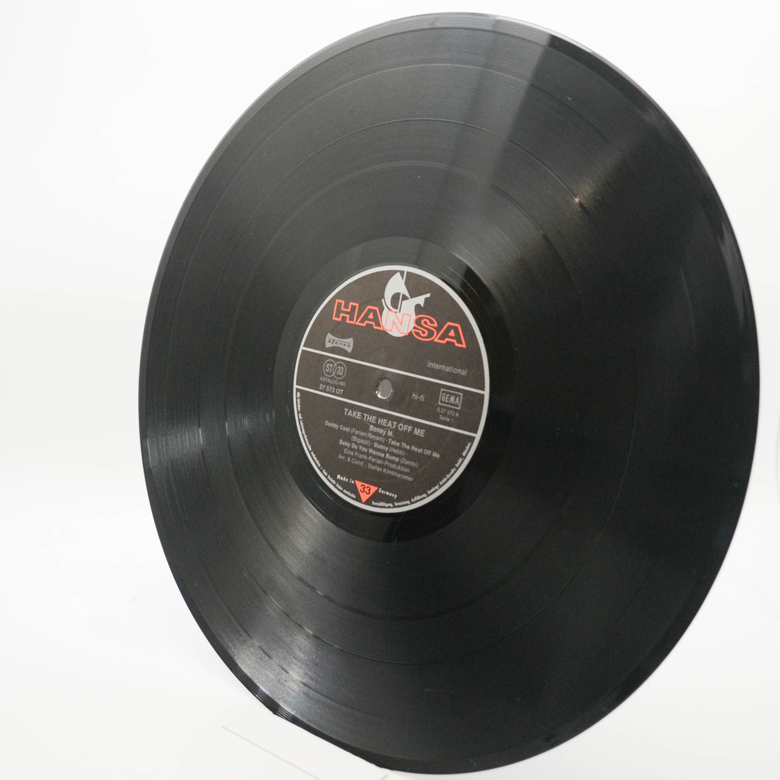 Boney M. — Take The Heat Off Me (poster), 1976