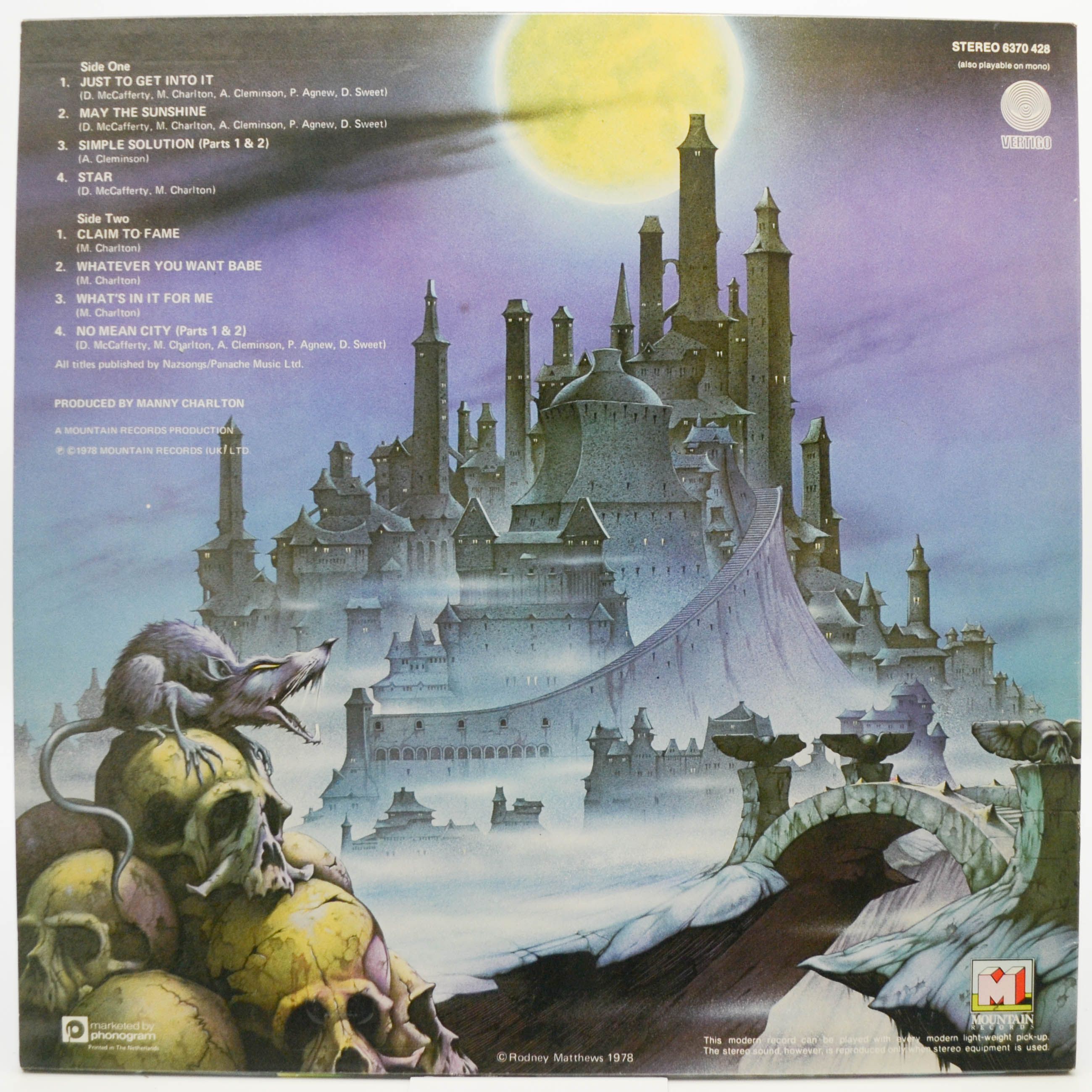 Nazareth — No Mean City, 1978