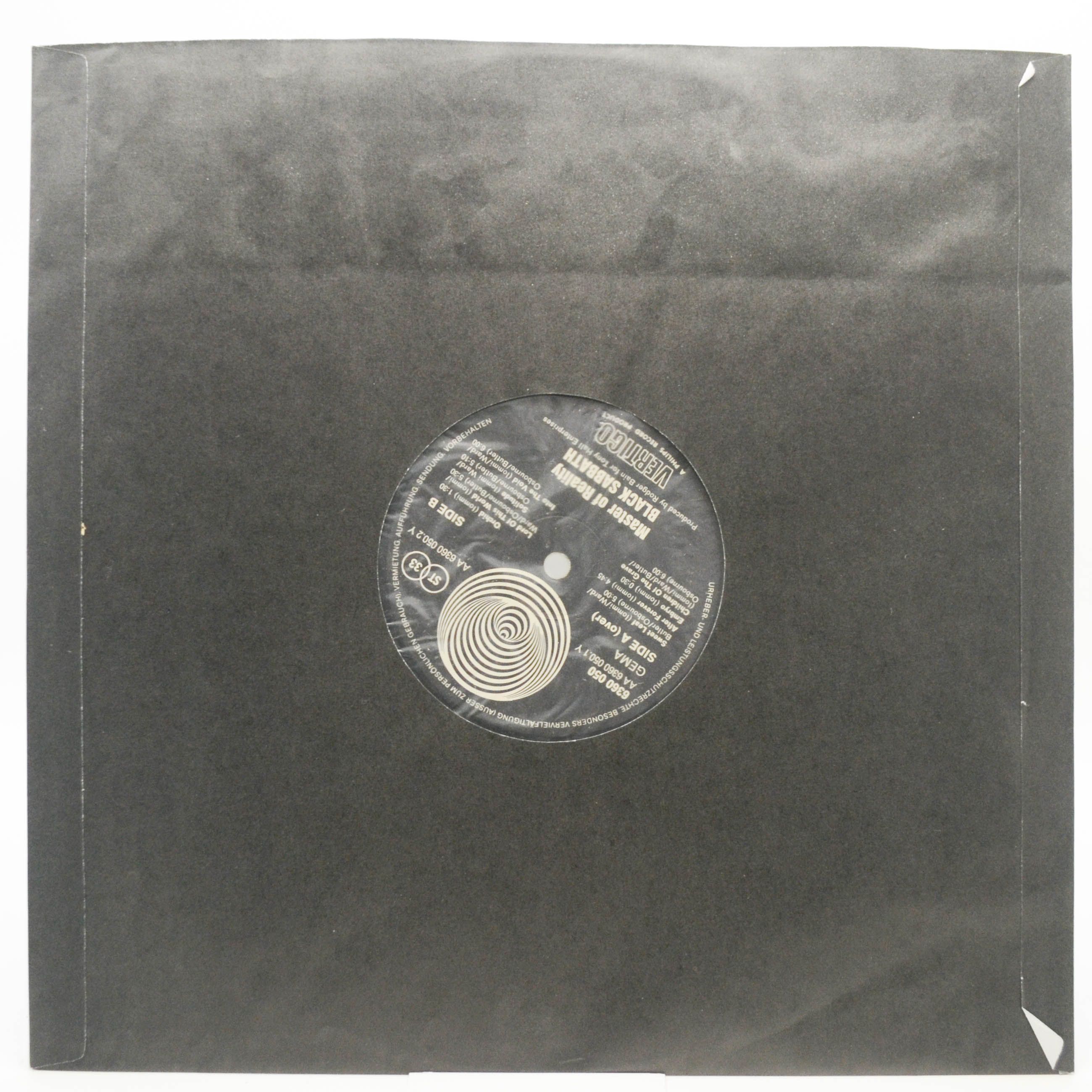 Black Sabbath — Master Of Reality (Vertigo Swirl), 1971