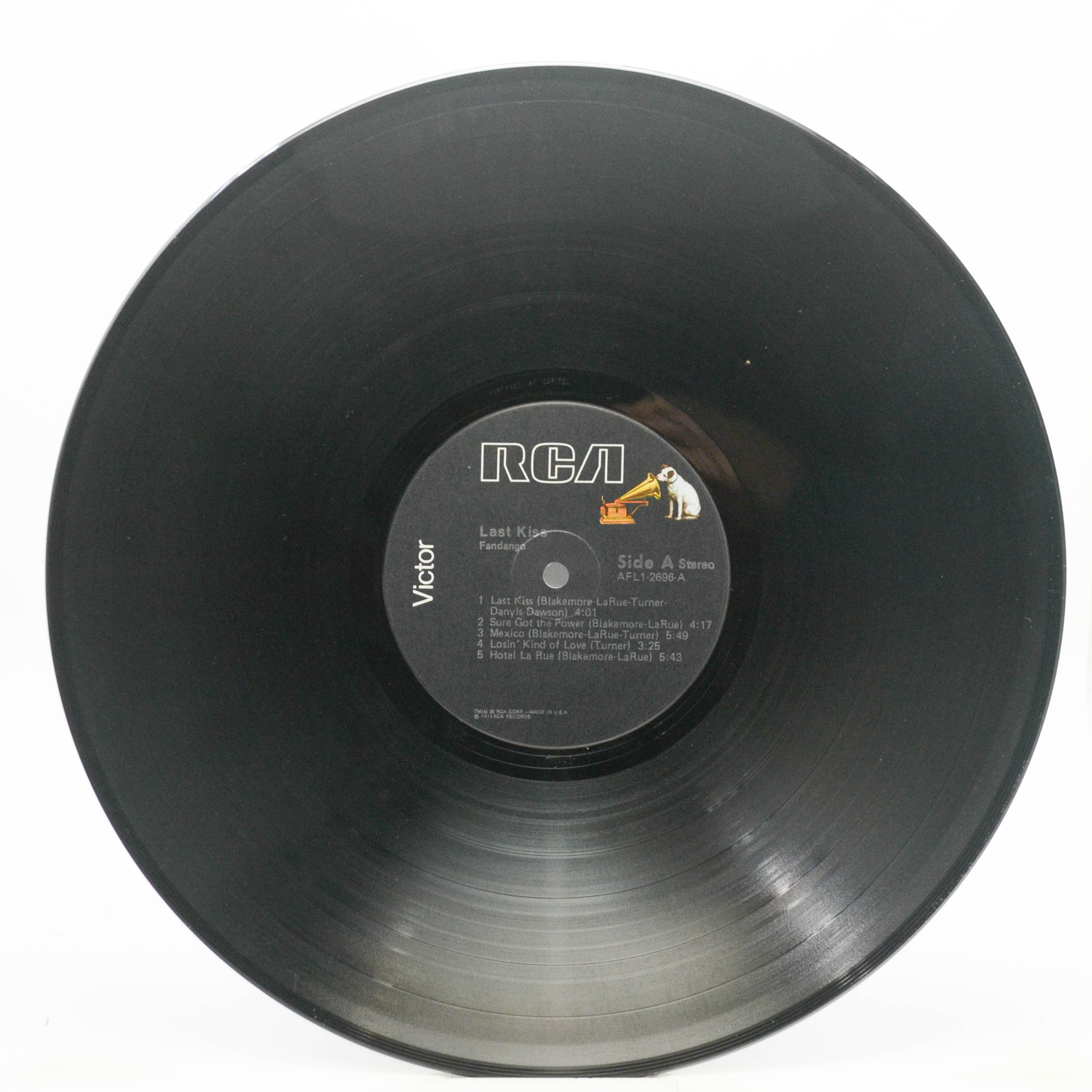 Виниловая пластинка Fandango — Last Kiss, 1978