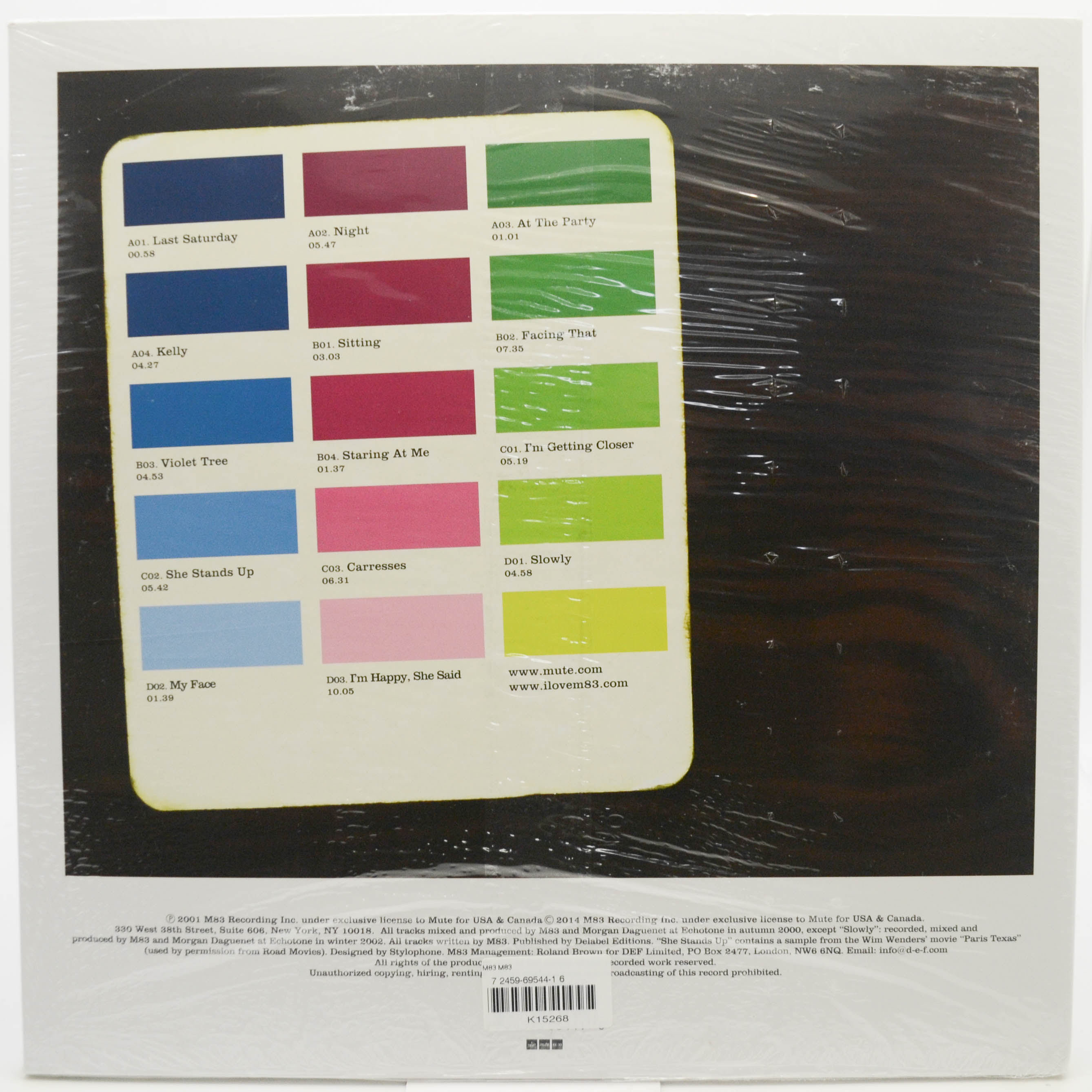 M83 — M83 (2LP, USA), 2001