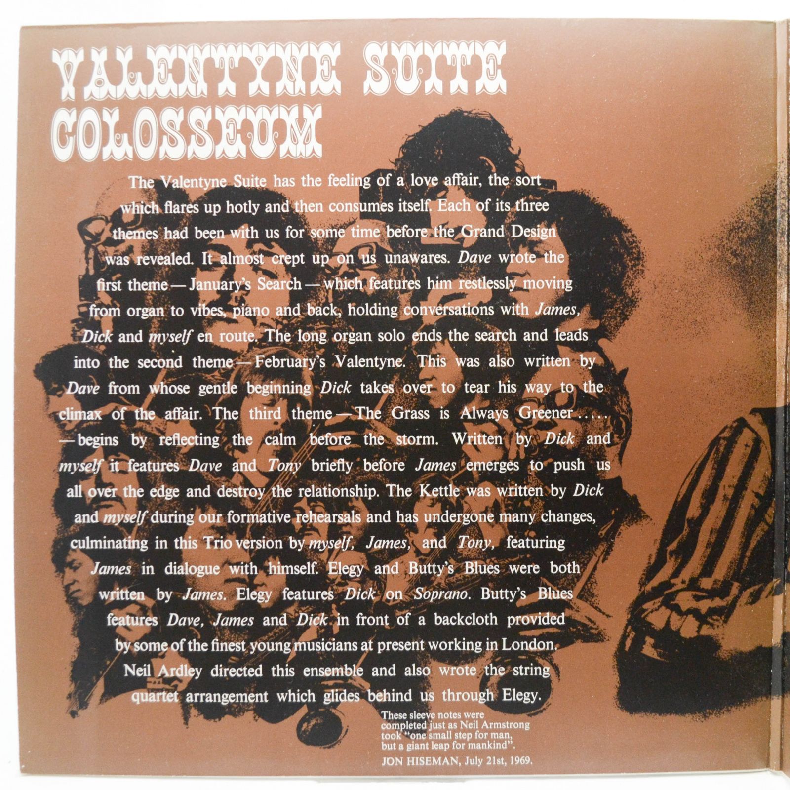 Виниловая пластинка Colosseum — Valentyne Suite, 1969