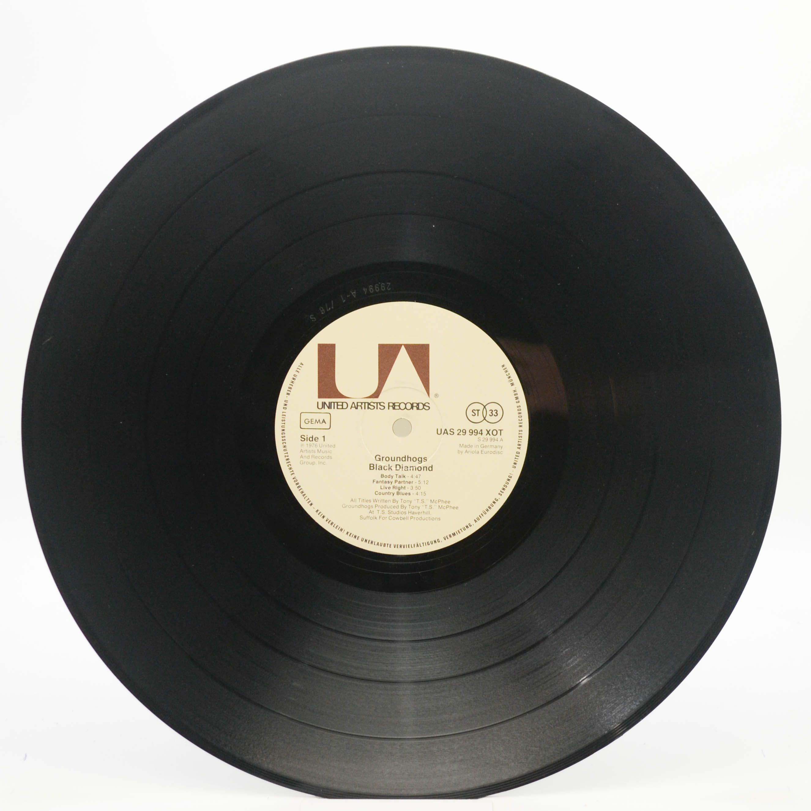 Groundhogs — Black Diamond, 1976