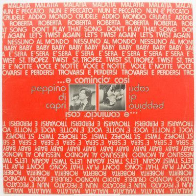 Виниловая пластинка ... E Cominciò Così (1-st, Italy), 1976