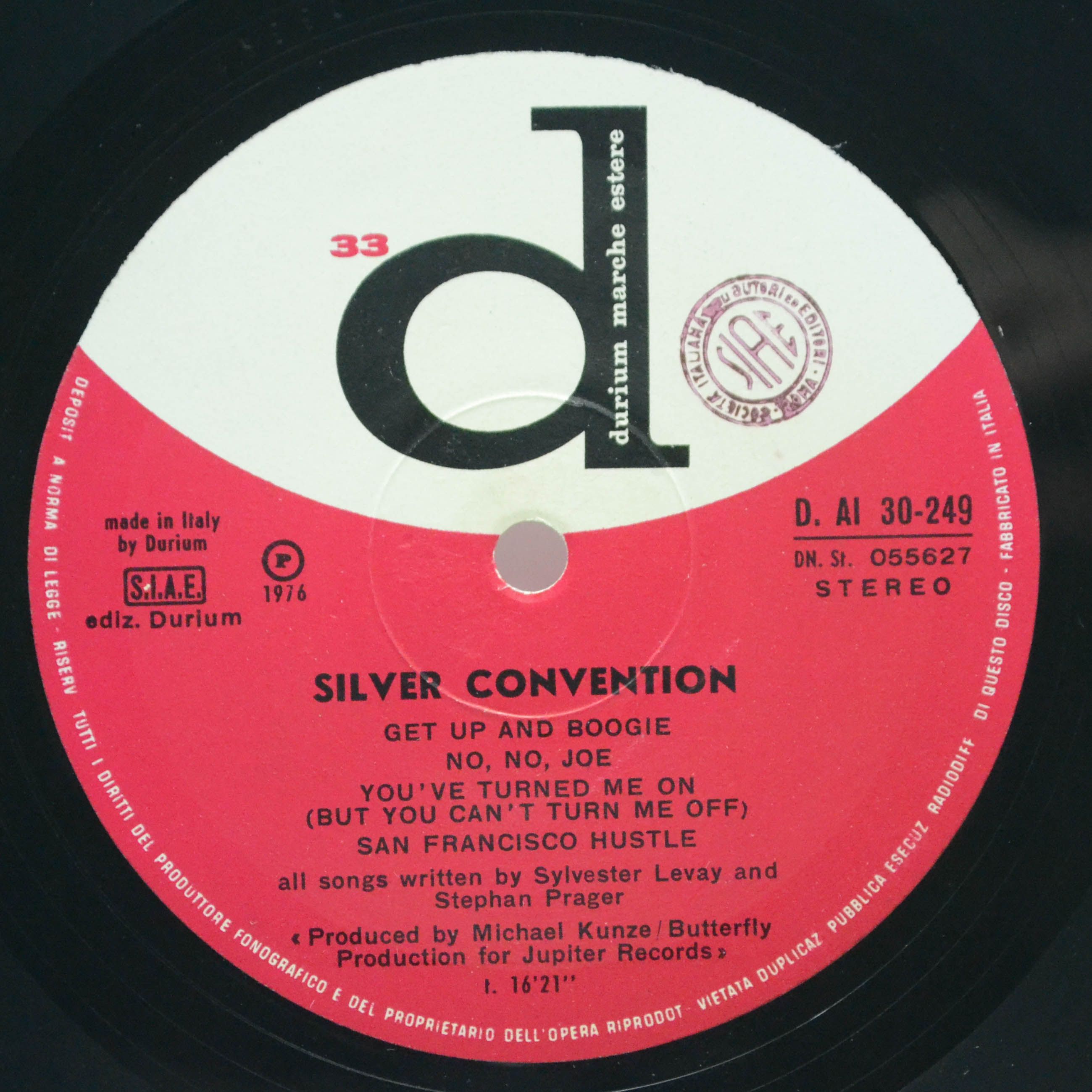 Виниловая пластинка Silver Convention — Silver Convention, 1976