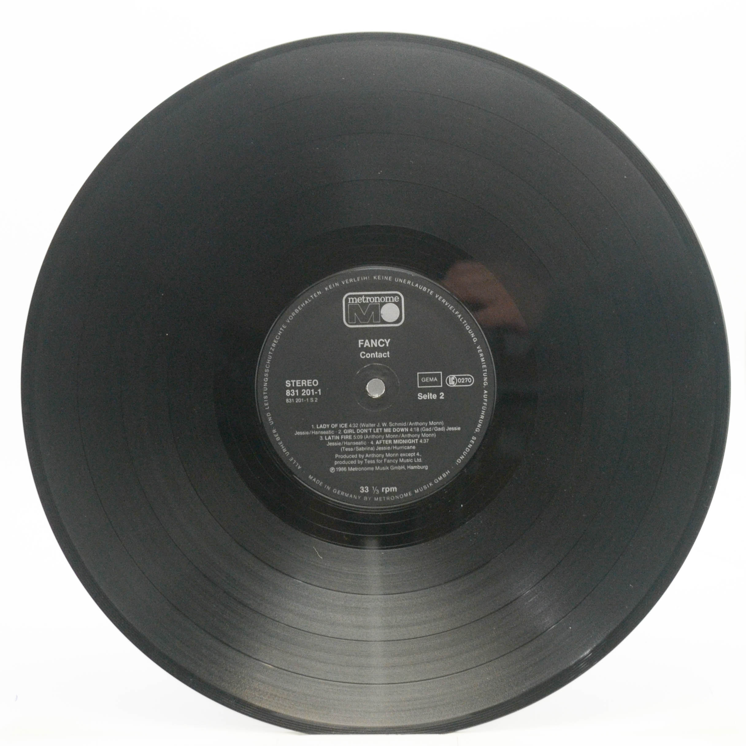 Виниловая пластинка Fancy — Contact (1-st, Germany), 1986