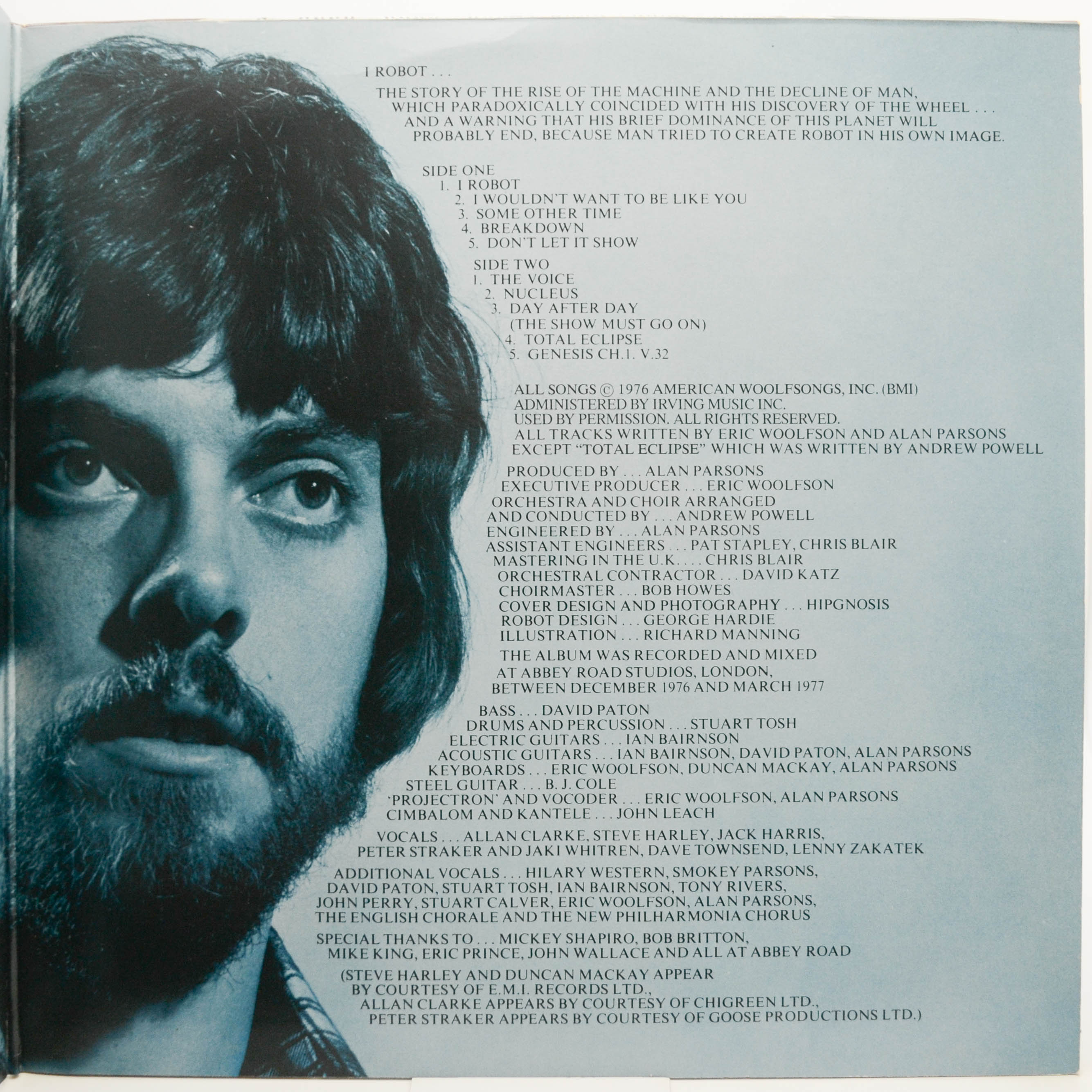 Виниловая пластинка Alan Parsons Project — I Robot, 1977