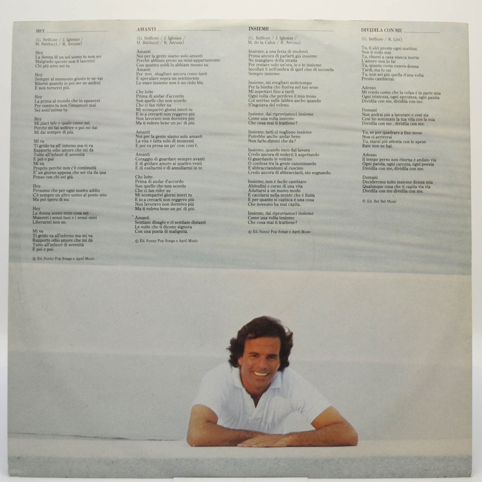 Julio Iglesias — Amanti, 1981
