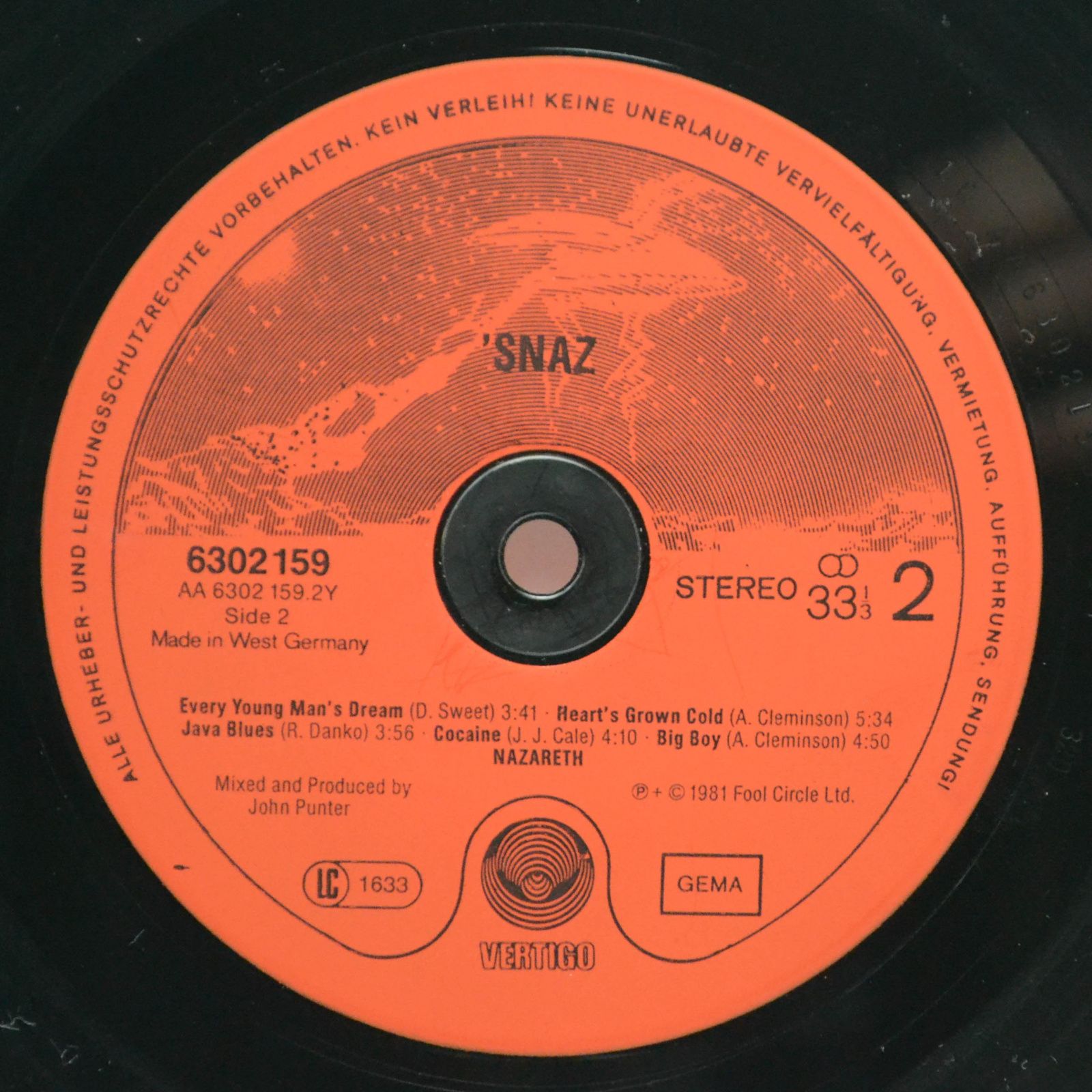 Nazareth — 'Snaz (2LP), 1981
