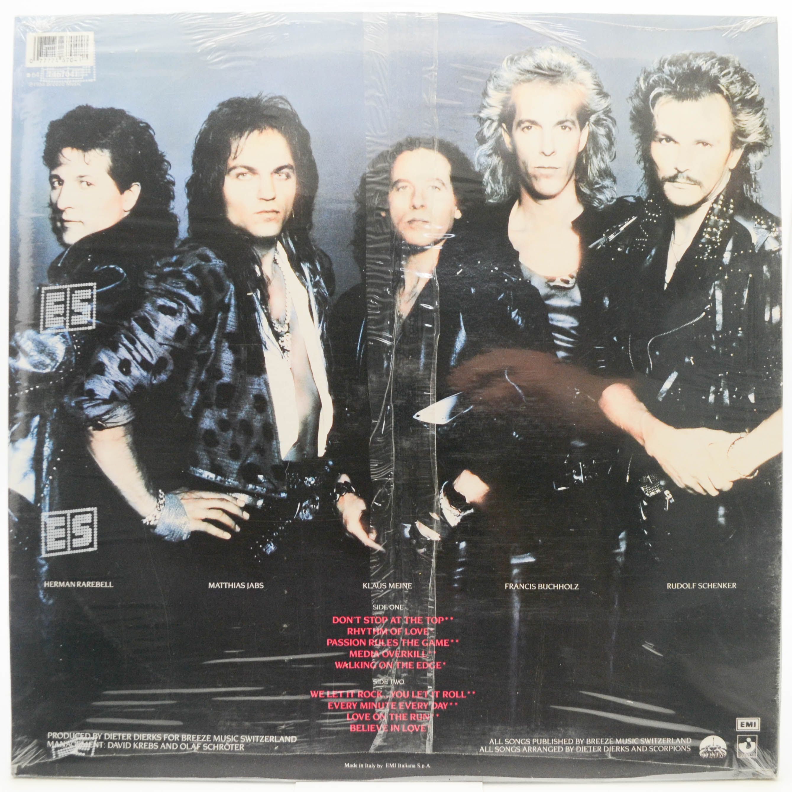 Виниловая пластинка Scorpions — Savage Amusement, 1988