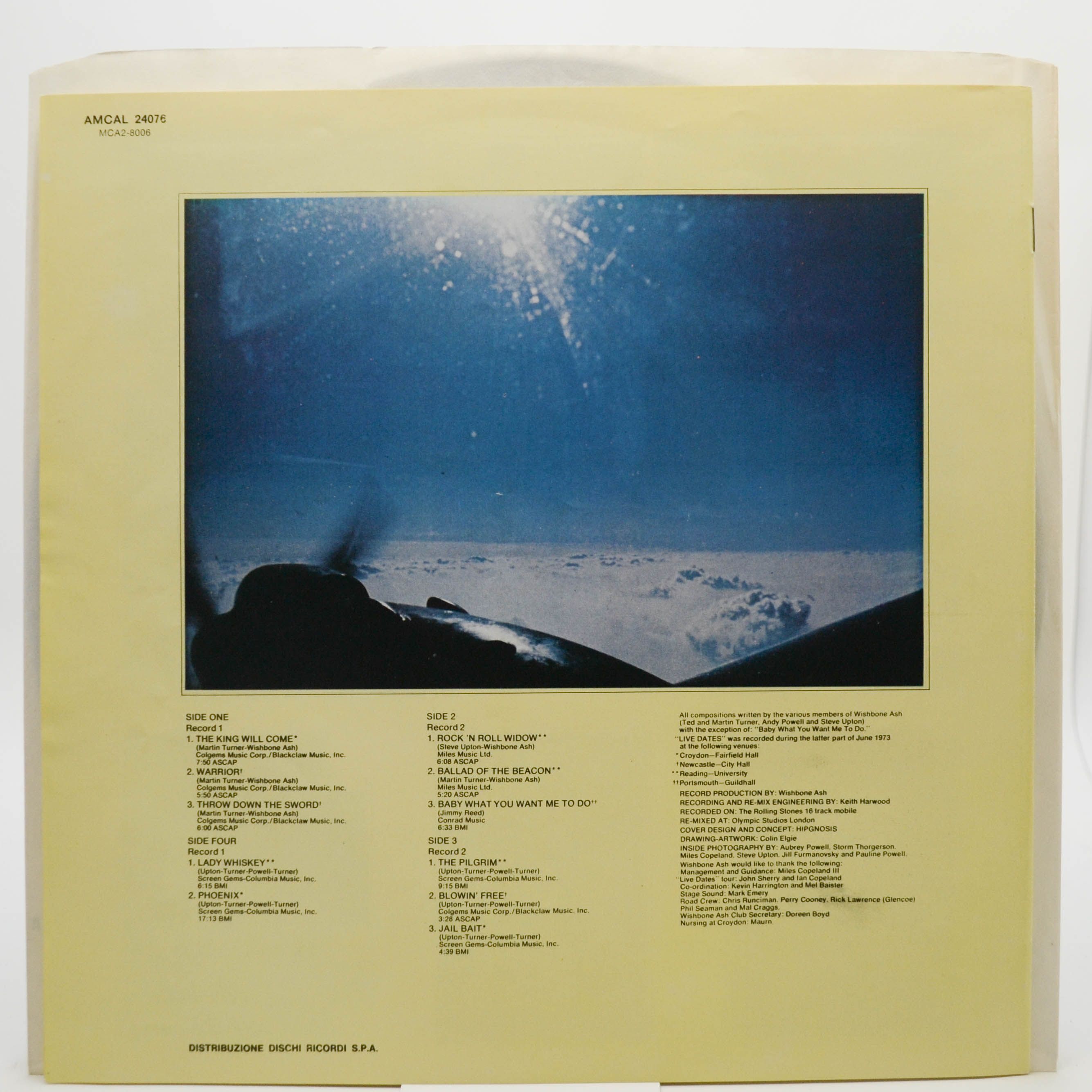 Виниловая пластинка Wishbone Ash — Live Dates (2LP, booklet), 1973