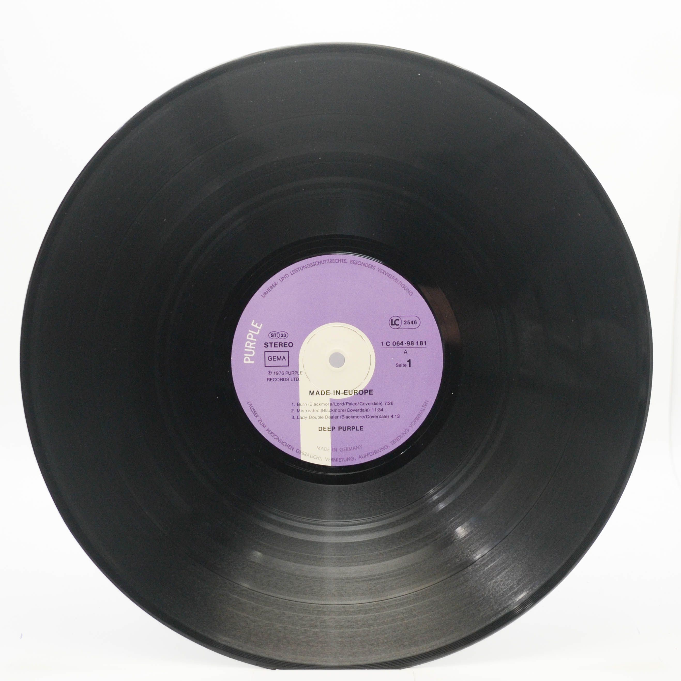 Deep Purple — Made In Europe, 1976