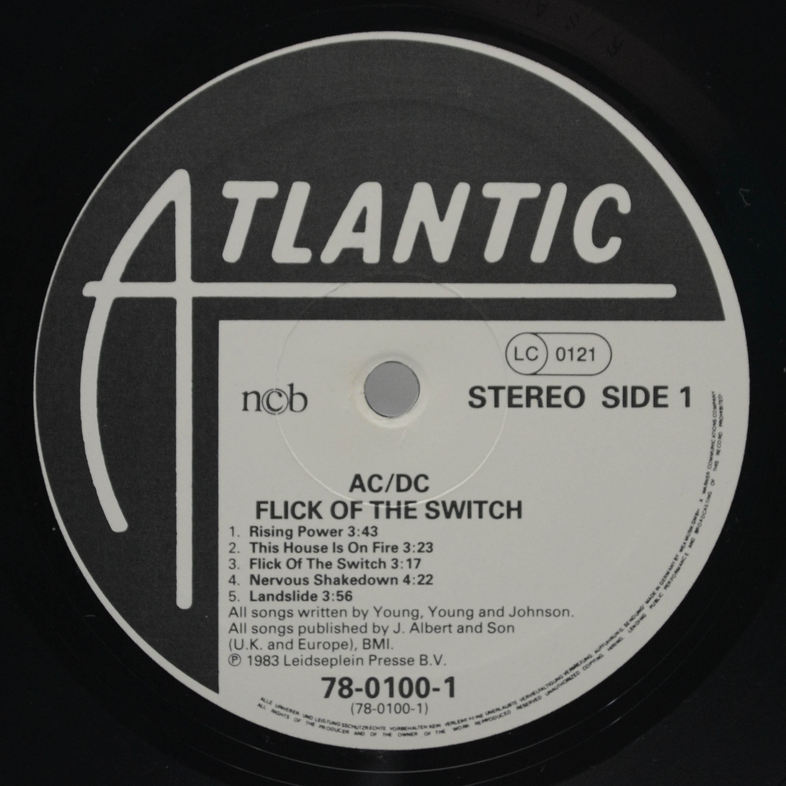 Виниловая пластинка AC/DC — Flick Of The Switch, 1983