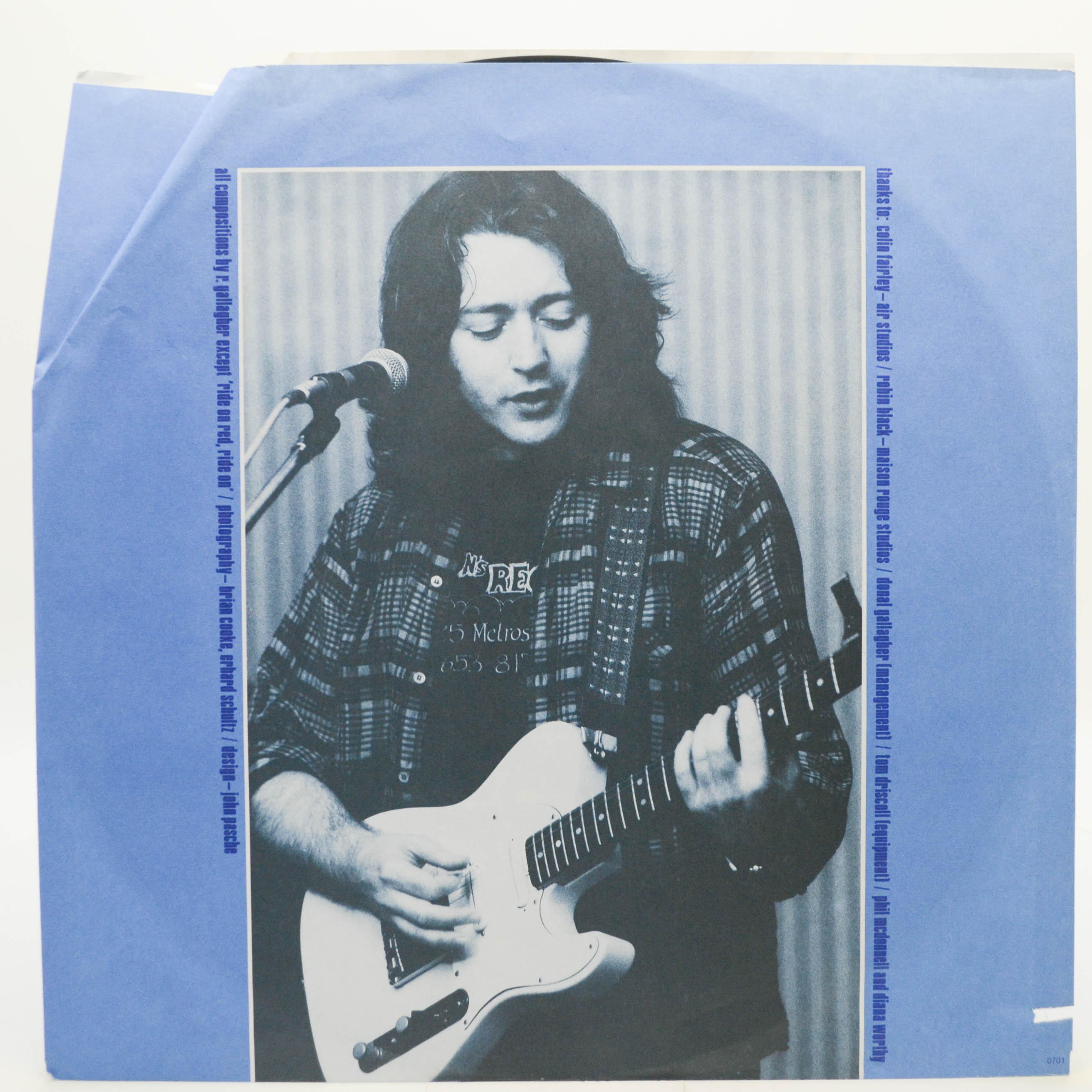 Rory Gallagher — Jinx (USA), 1982