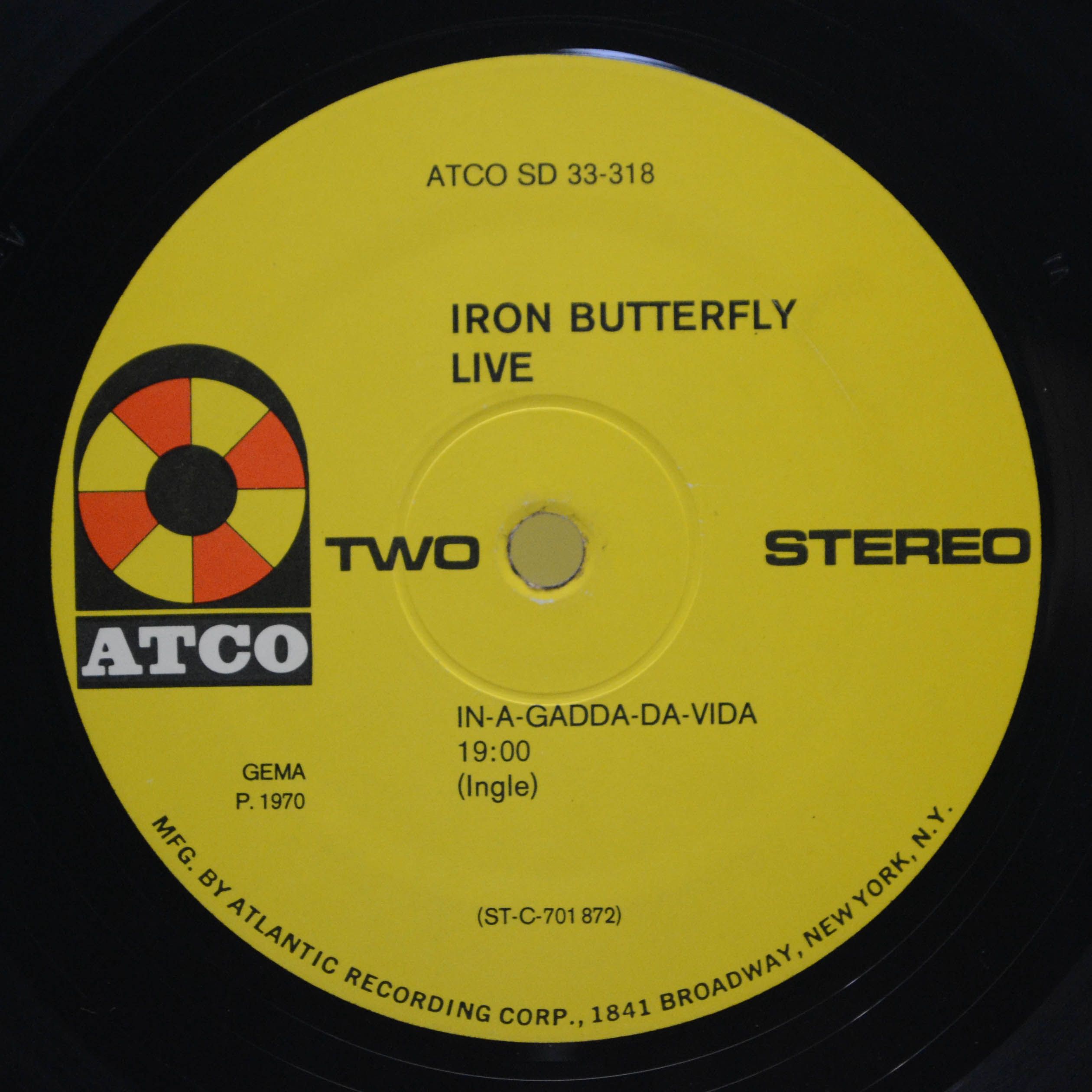 Iron Butterfly — Live, 1970