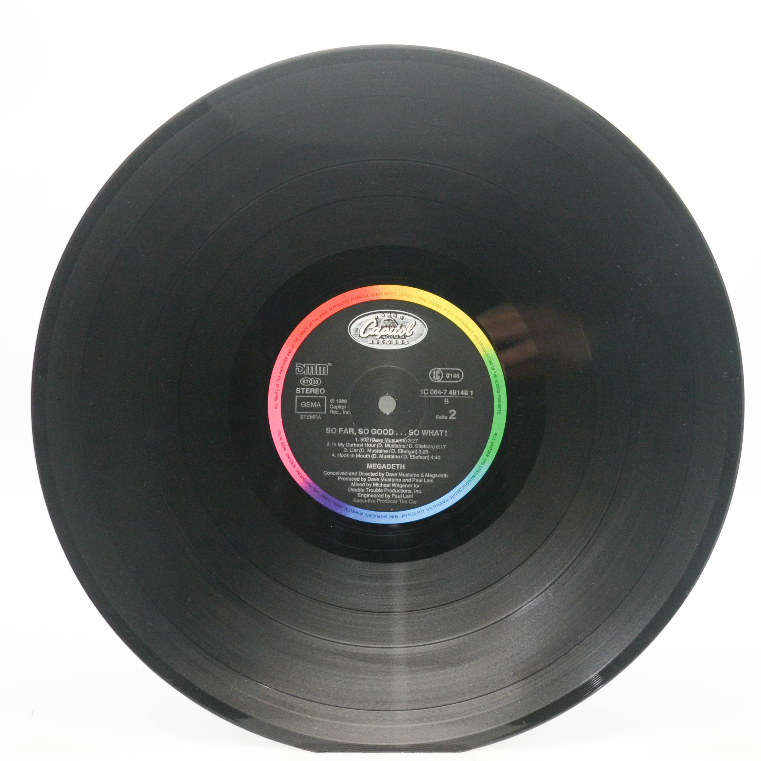 Megadeth — So Far, So Good... So What!, 1988