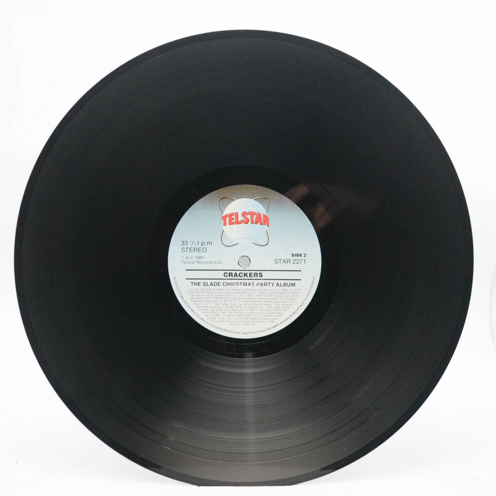 Slade — Crackers (The Christmas Party Album) (UK), 1985