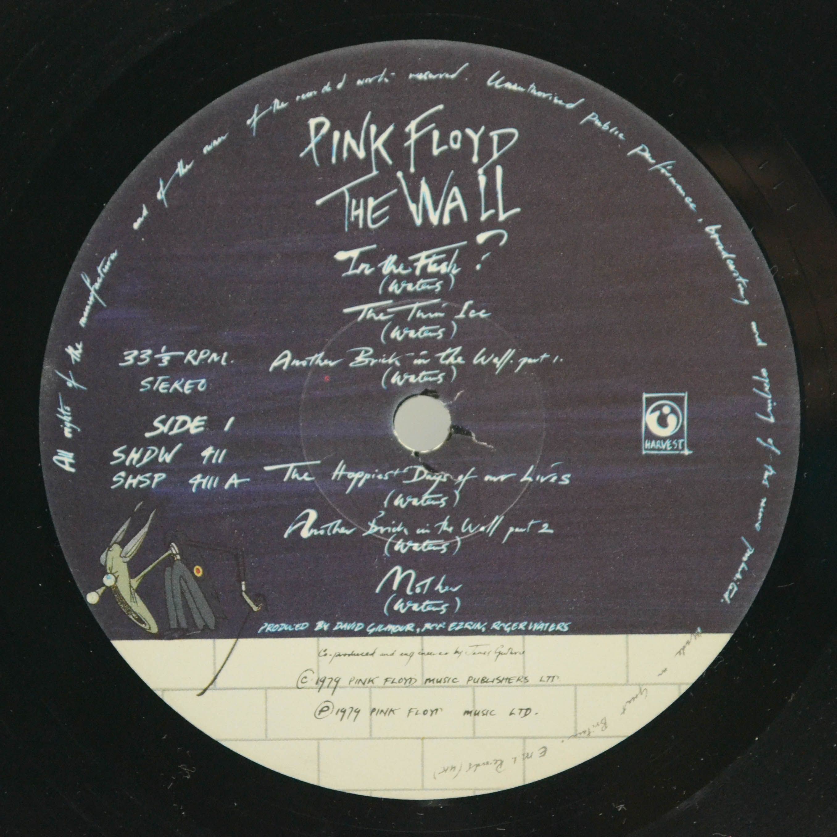 Виниловая пластинка Pink Floyd — The Wall (2LP, UK), 1979