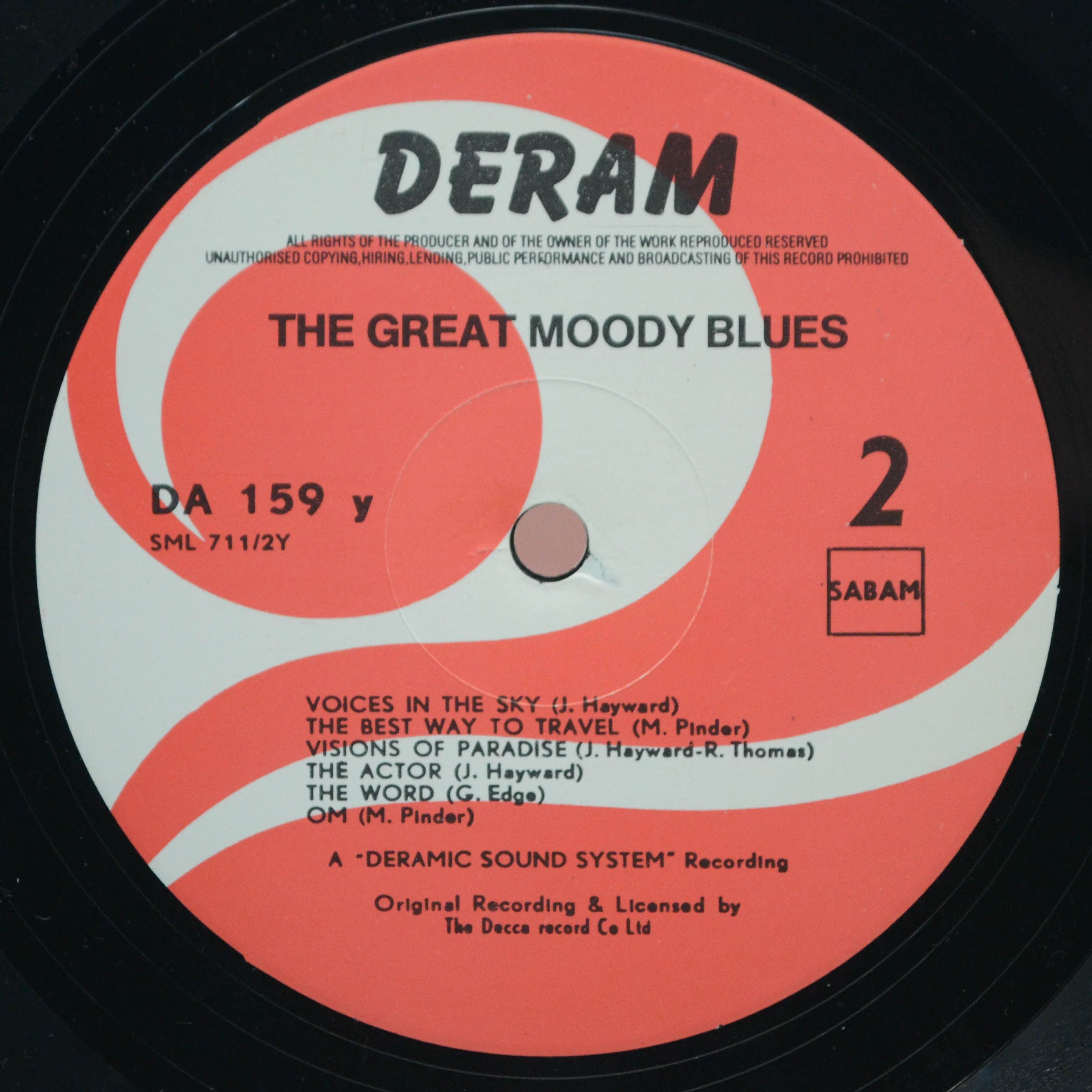 Виниловая пластинка Moody Blues — The Great Moody Blues (2LP), 1978