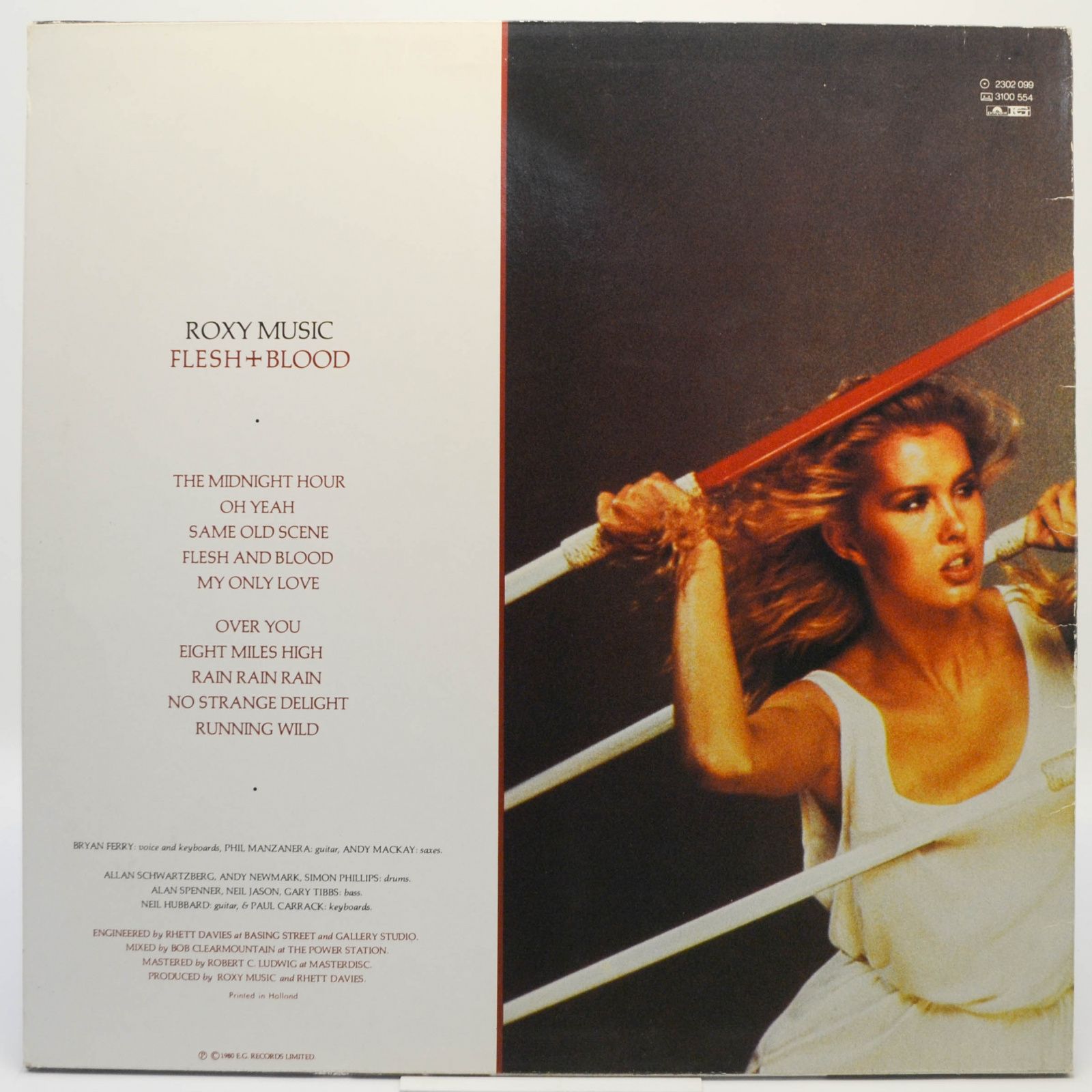 Виниловая пластинка Roxy Music — Flesh + Blood, 1980