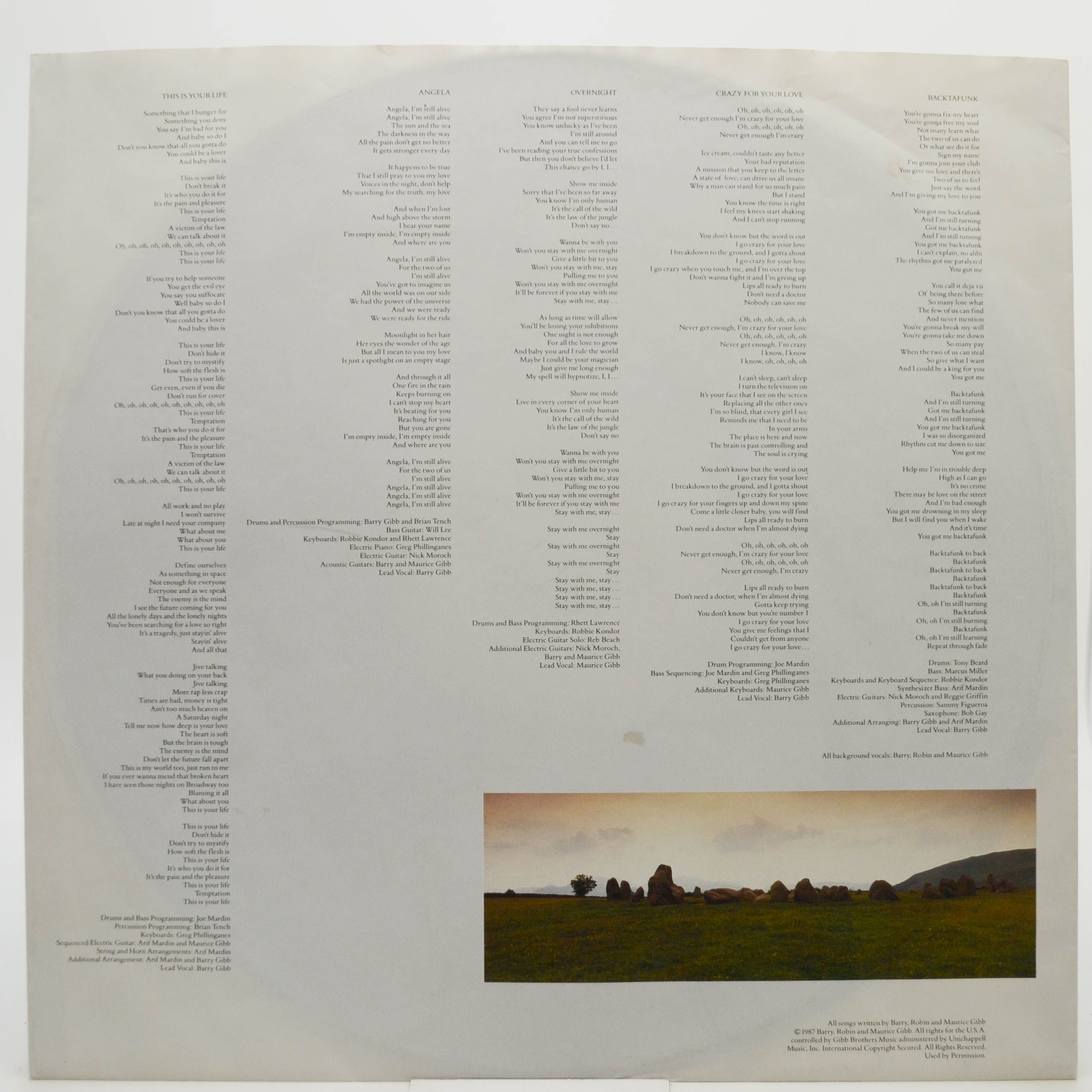 Bee Gees — E·S·P, 1987