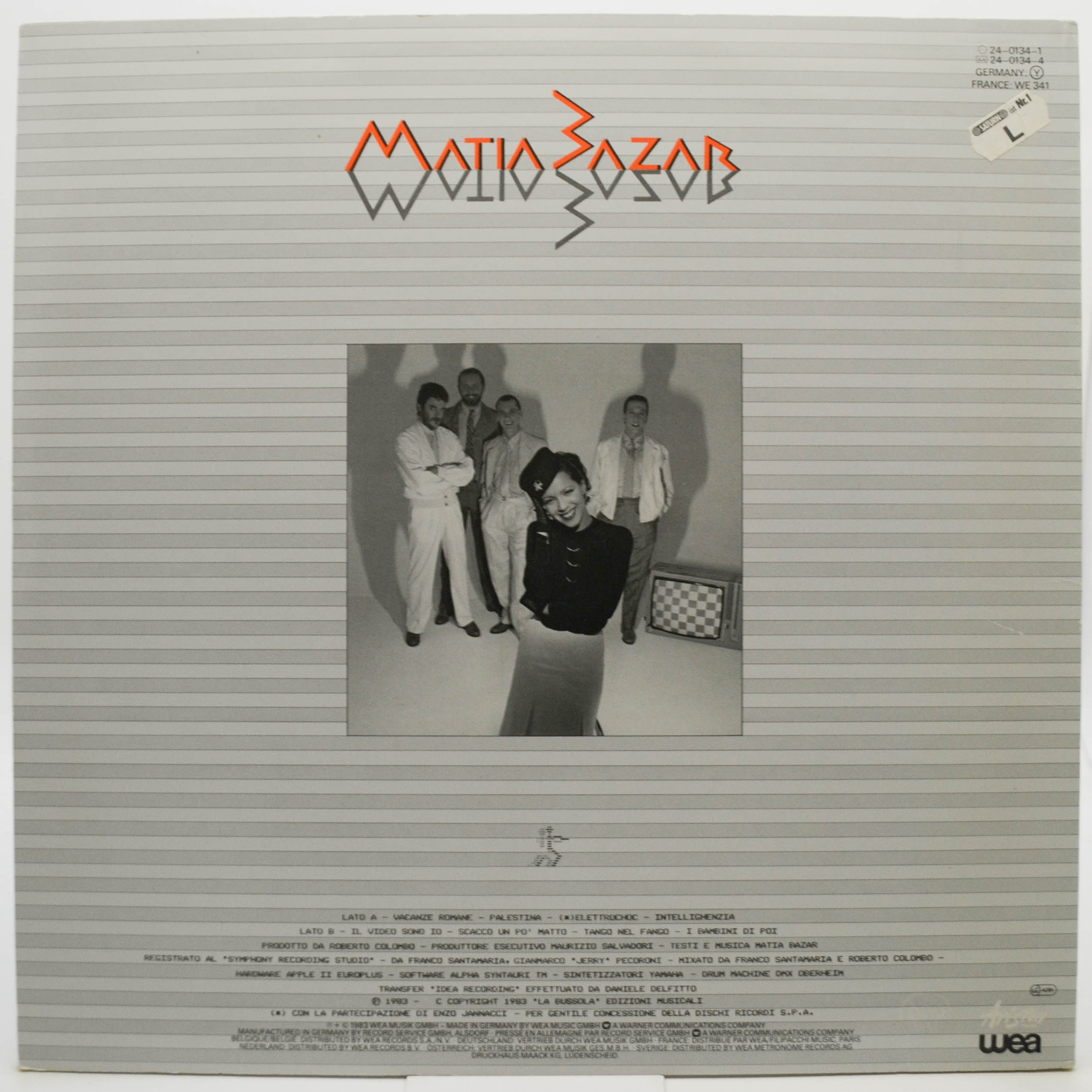 Matia Bazar — Tango, 1983