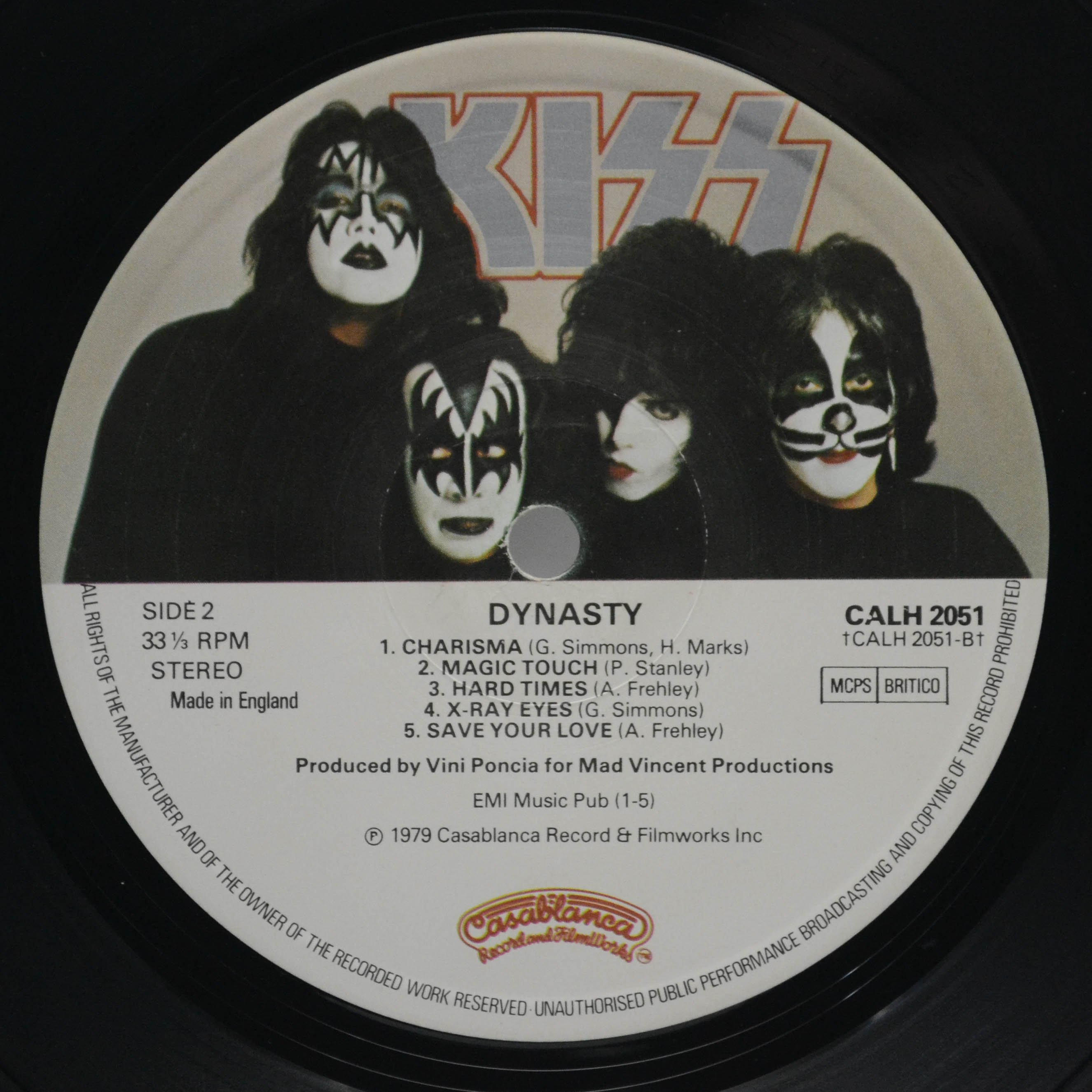 Kiss — Dynasty (UK), 1979