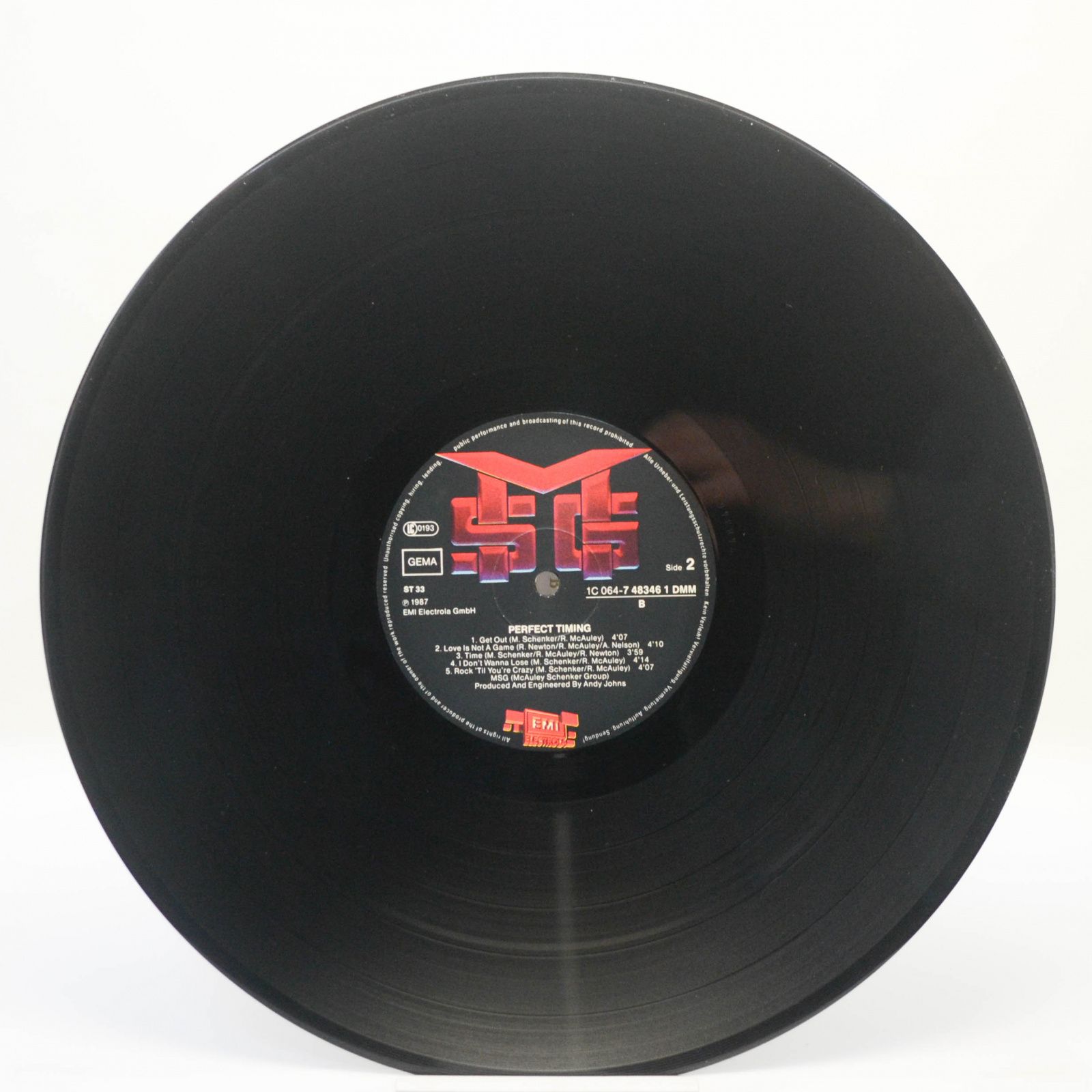 Виниловая пластинка McAuley Schenker Group — Perfect Timing, 1987