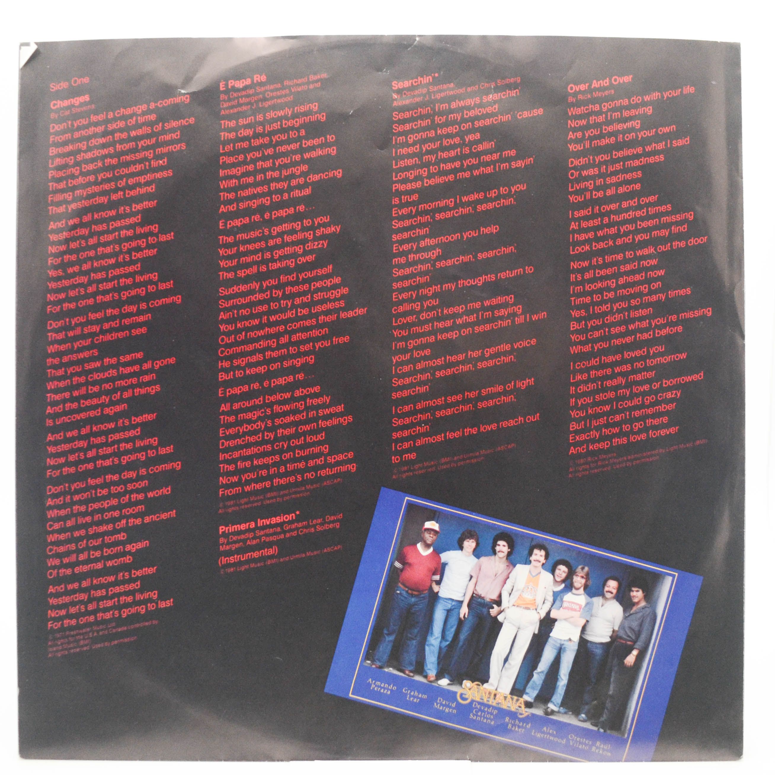 Santana — Zebop!, 1981