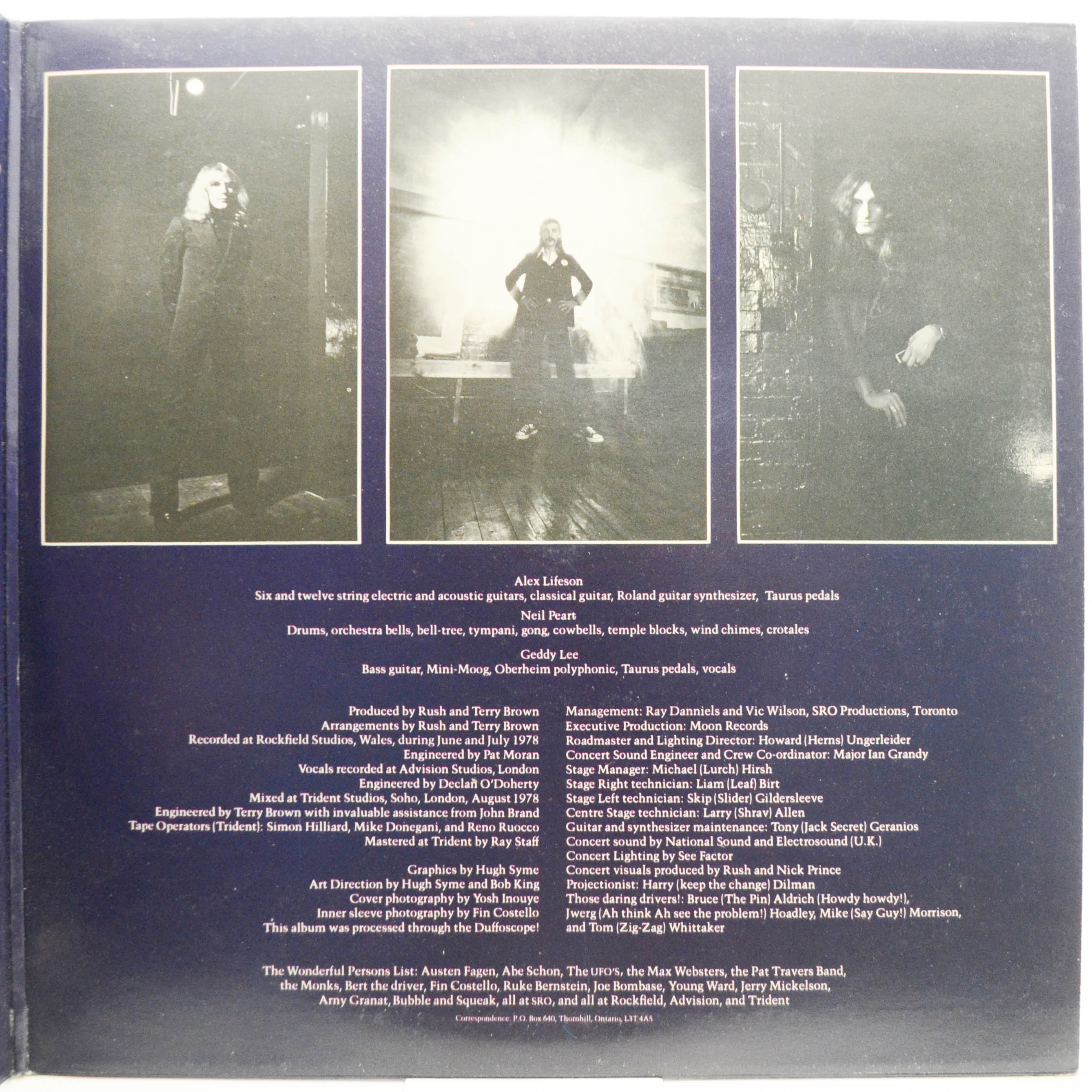 Виниловая пластинка Rush — Hemispheres (UK), 1978