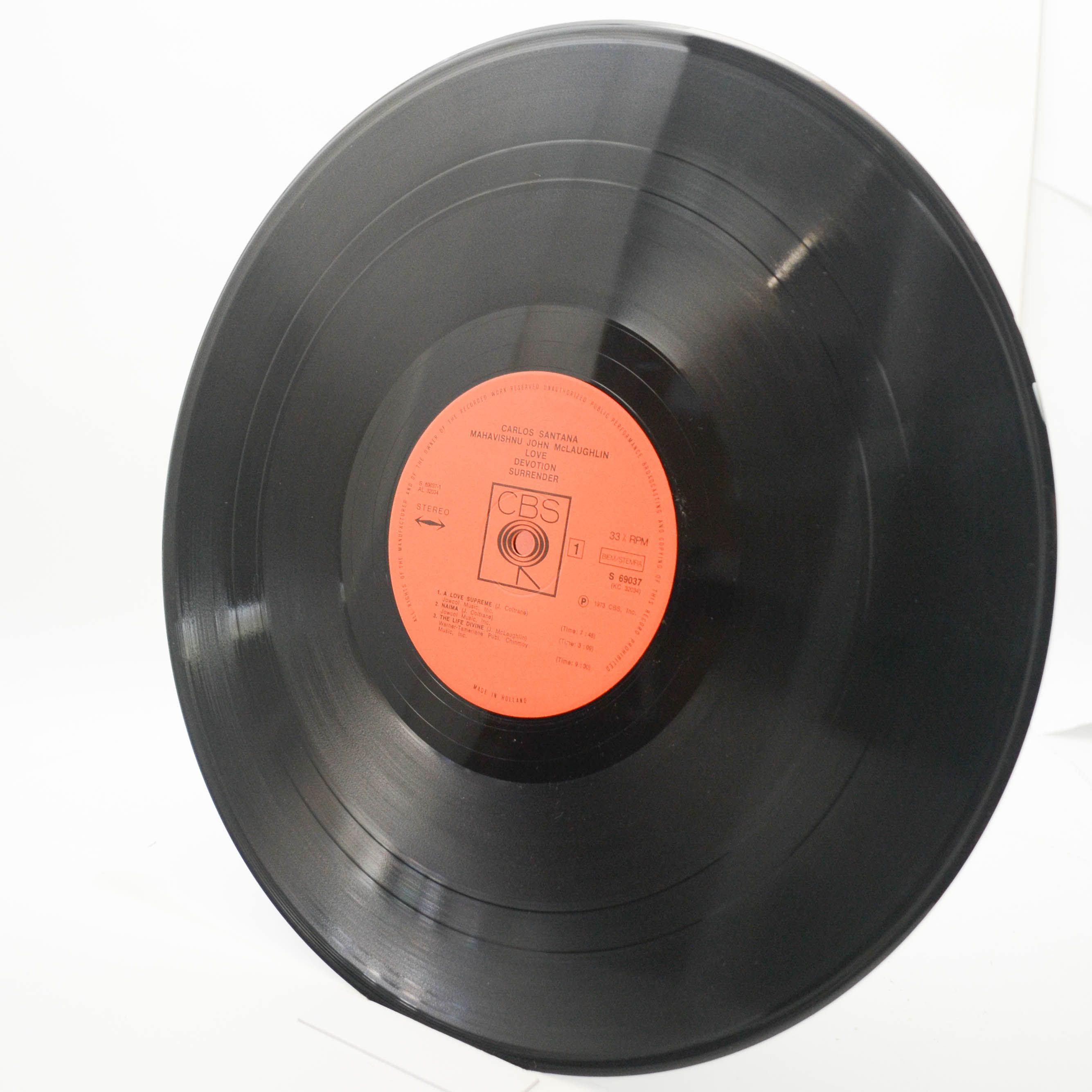 Carlos Santana / Mahavishnu John McLaughlin — Love Devotion Surrender, 1973